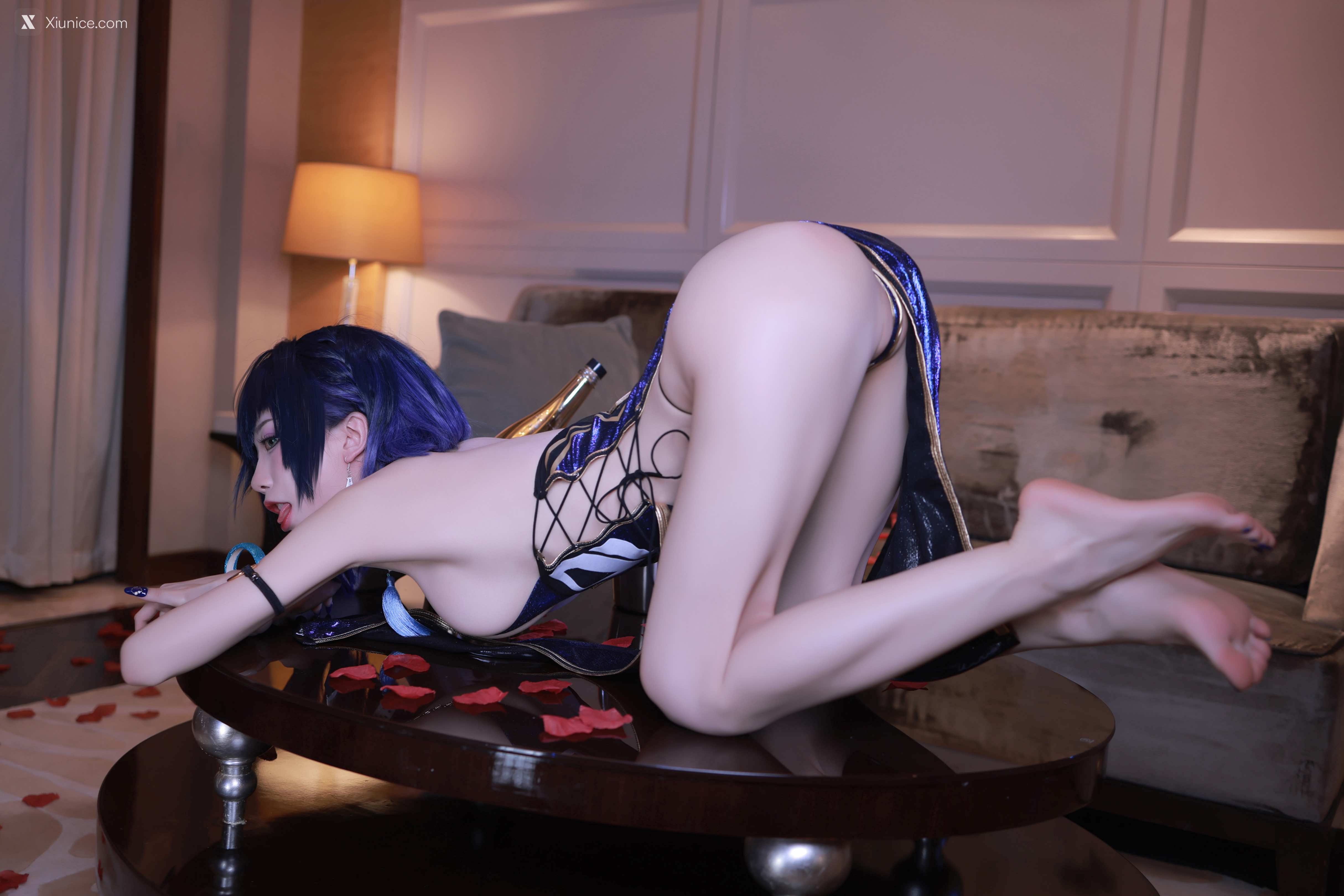 Coser@水淼Aqua – 夜阑同人礼服+自拍 第64张