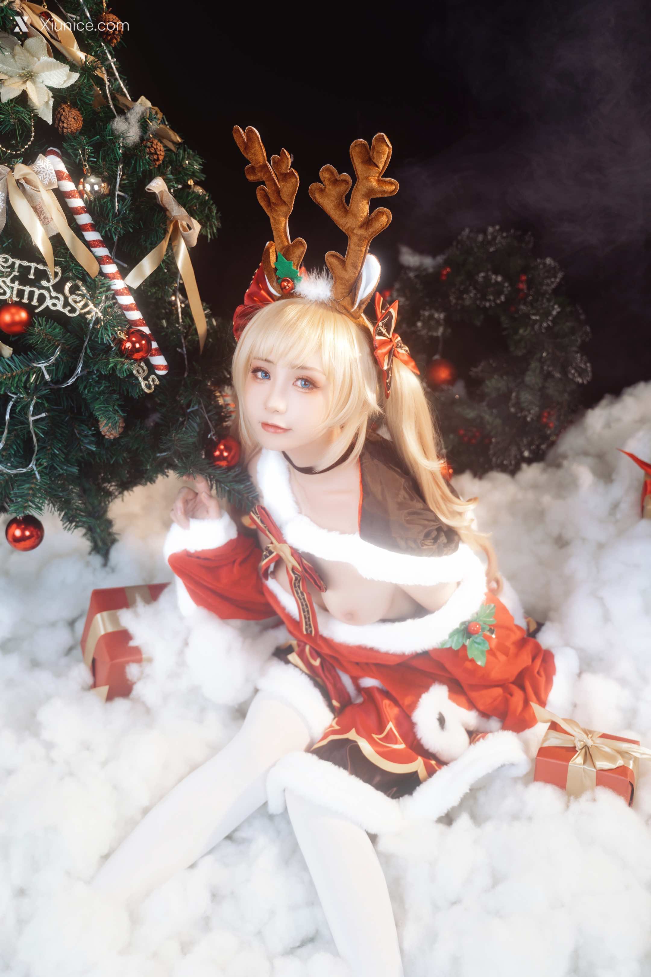 Coser@爆机少女喵小吉 (Nekokoyoshi) & 金鱼kinngyo – 圣诞特辑 第37张