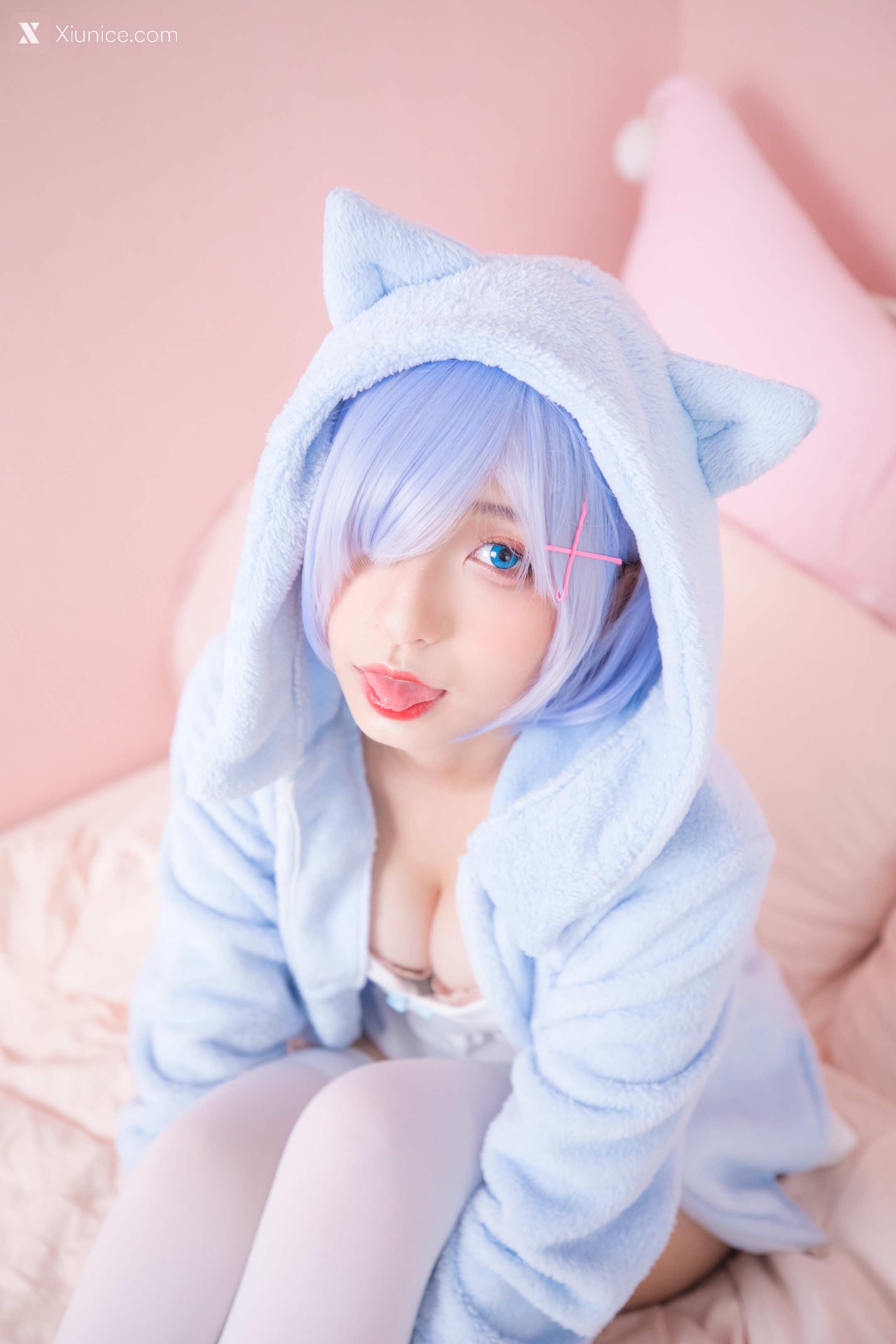 Coser@神楽坂真冬 Vol.005 蕾姆 Milk by blue 第37张