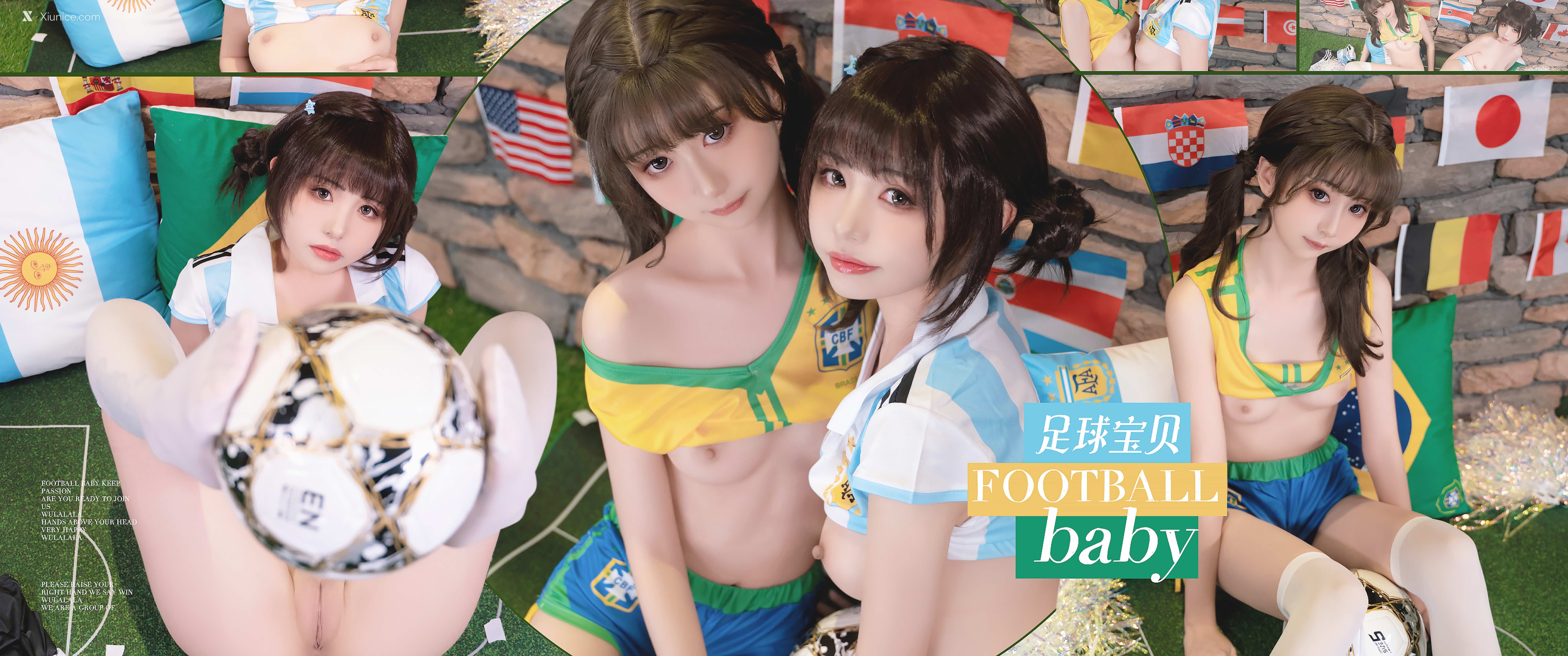 Coser@爆机少女喵小吉 (Nekokoyoshi) & 金鱼kinngyo – 足球宝贝 第84张