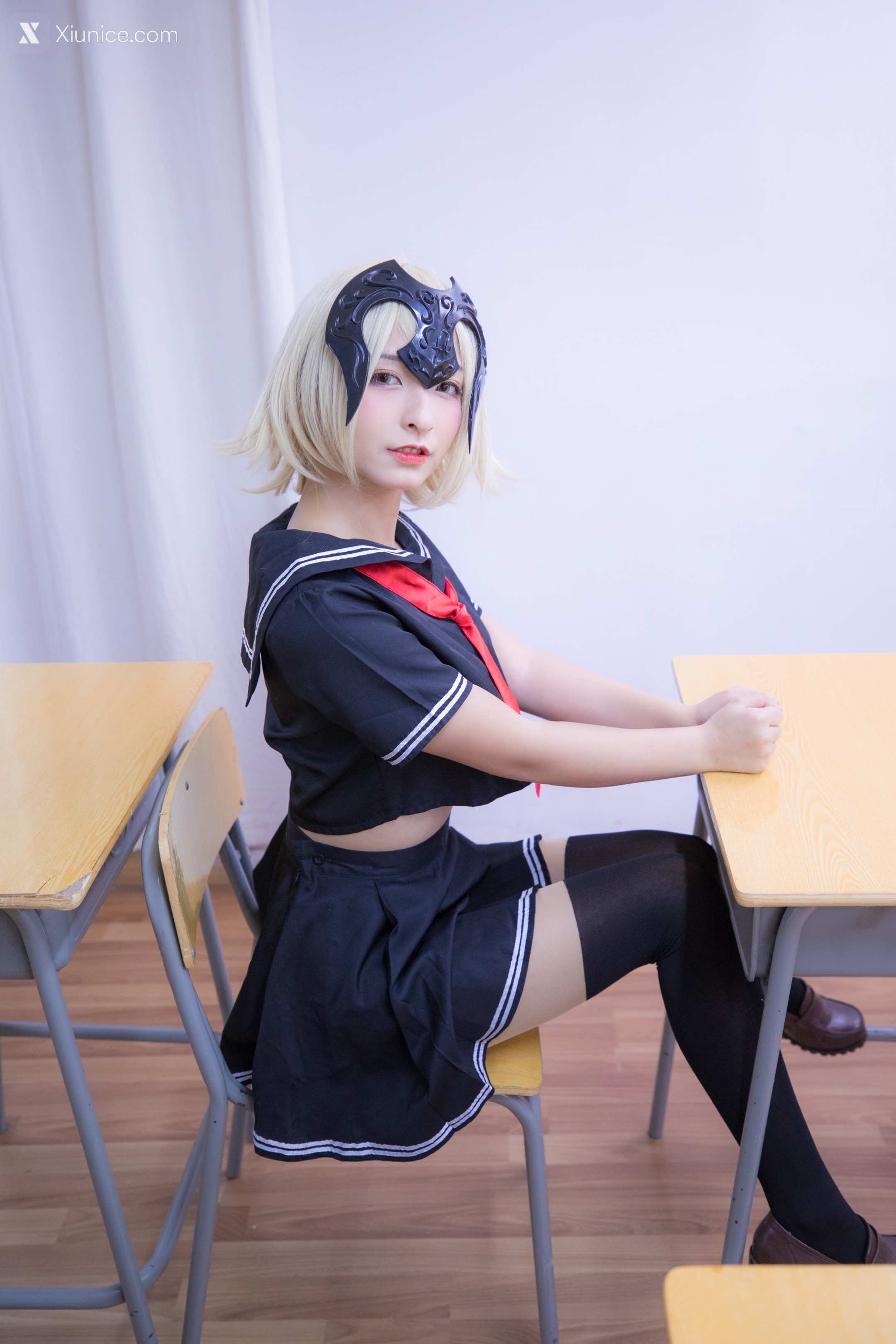 Coser@神楽坂真冬 Vol.013 放课后领域 学园黑贞 第149张