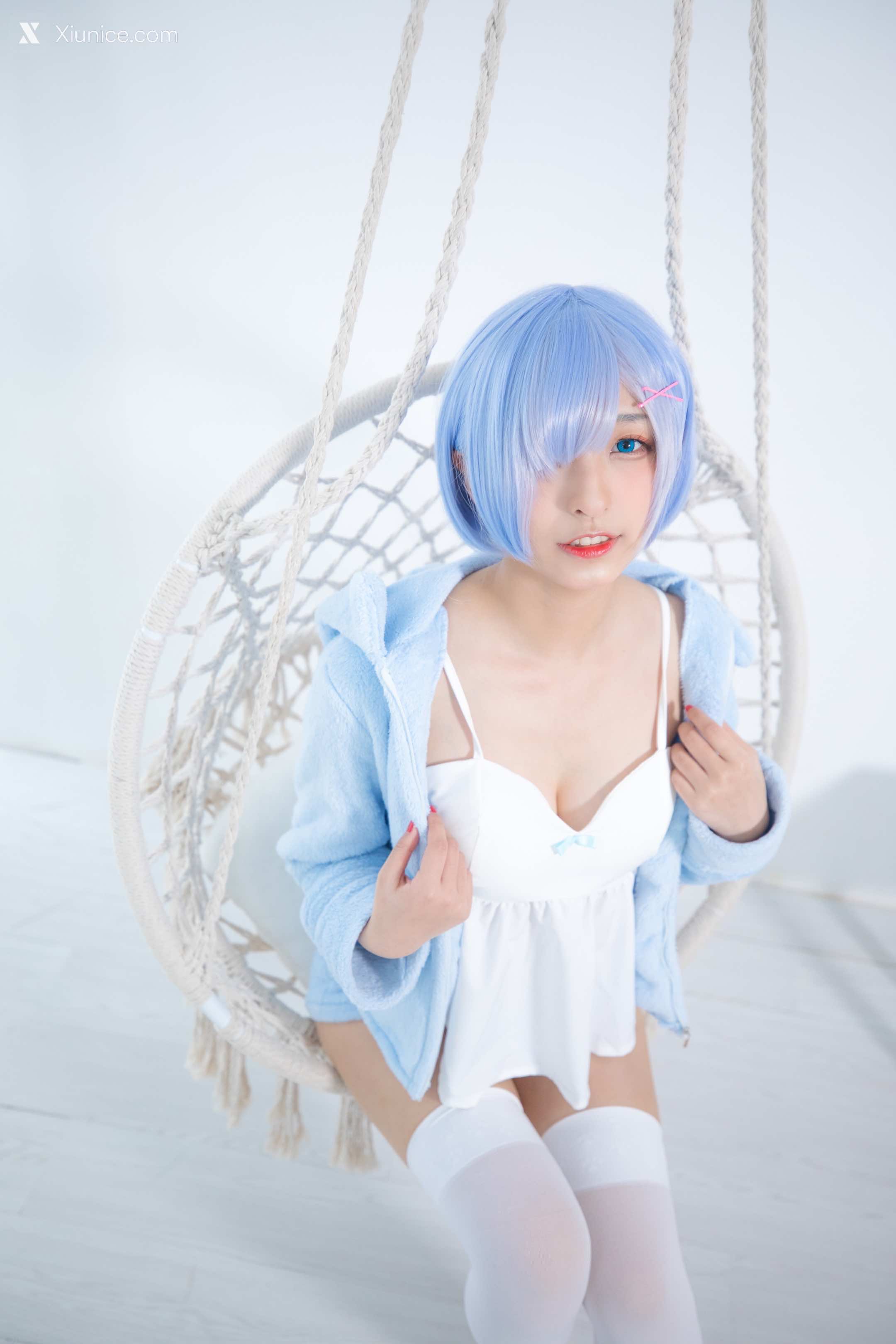 Coser@神楽坂真冬 Vol.005 蕾姆 Milk by blue 第85张