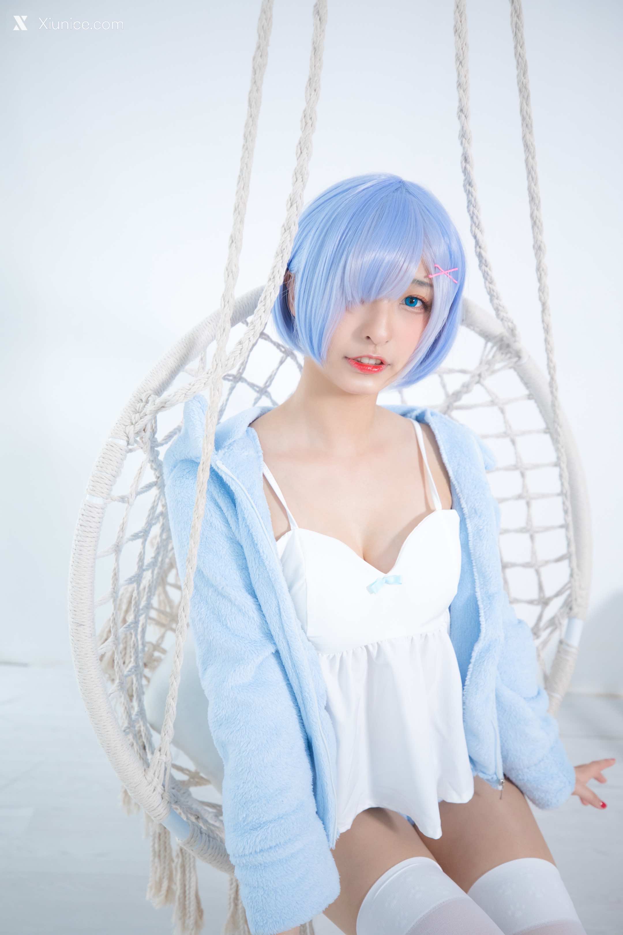 Coser@神楽坂真冬 Vol.005 蕾姆 Milk by blue 第86张
