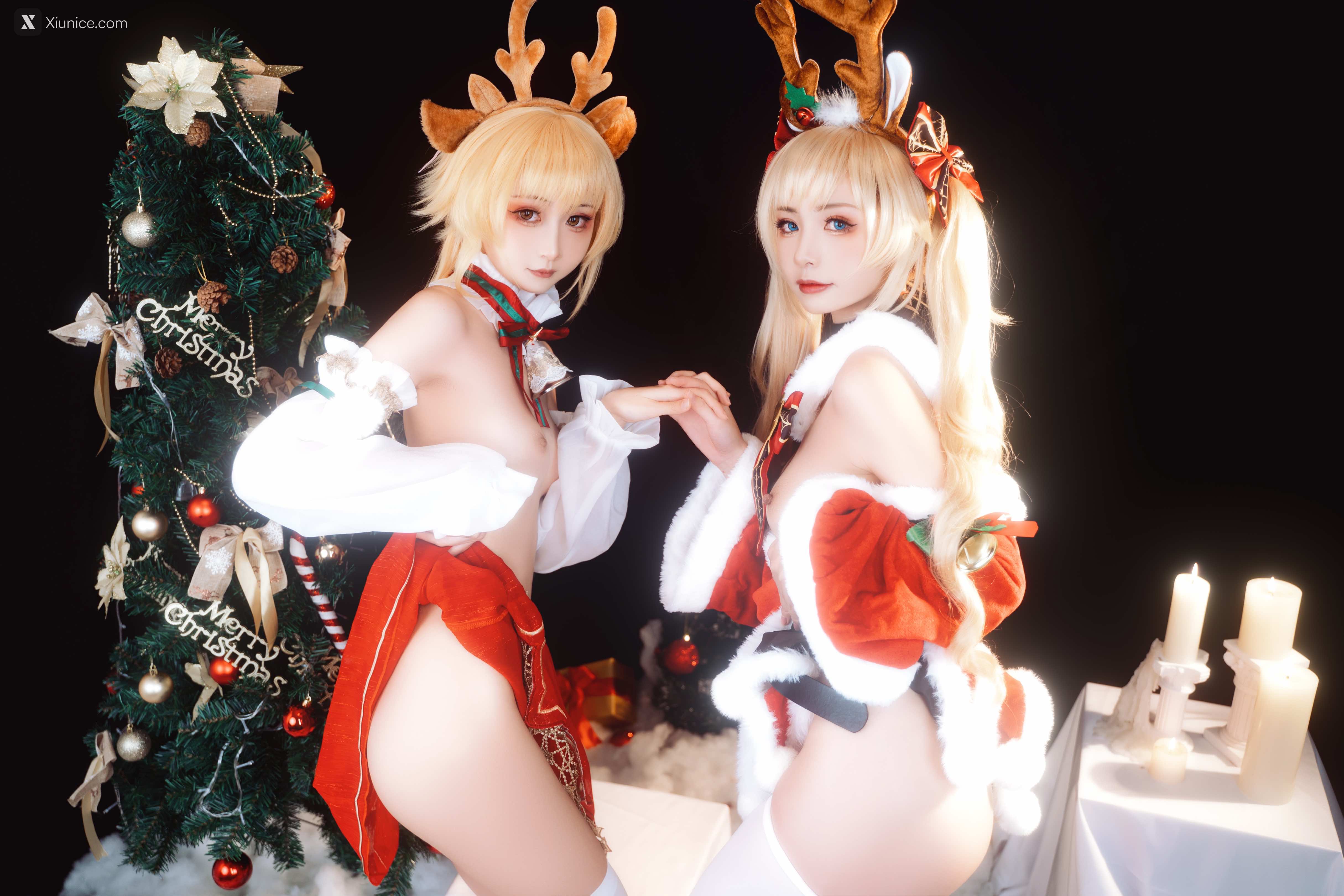 Coser@爆机少女喵小吉 (Nekokoyoshi) & 金鱼kinngyo – 圣诞特辑 第73张