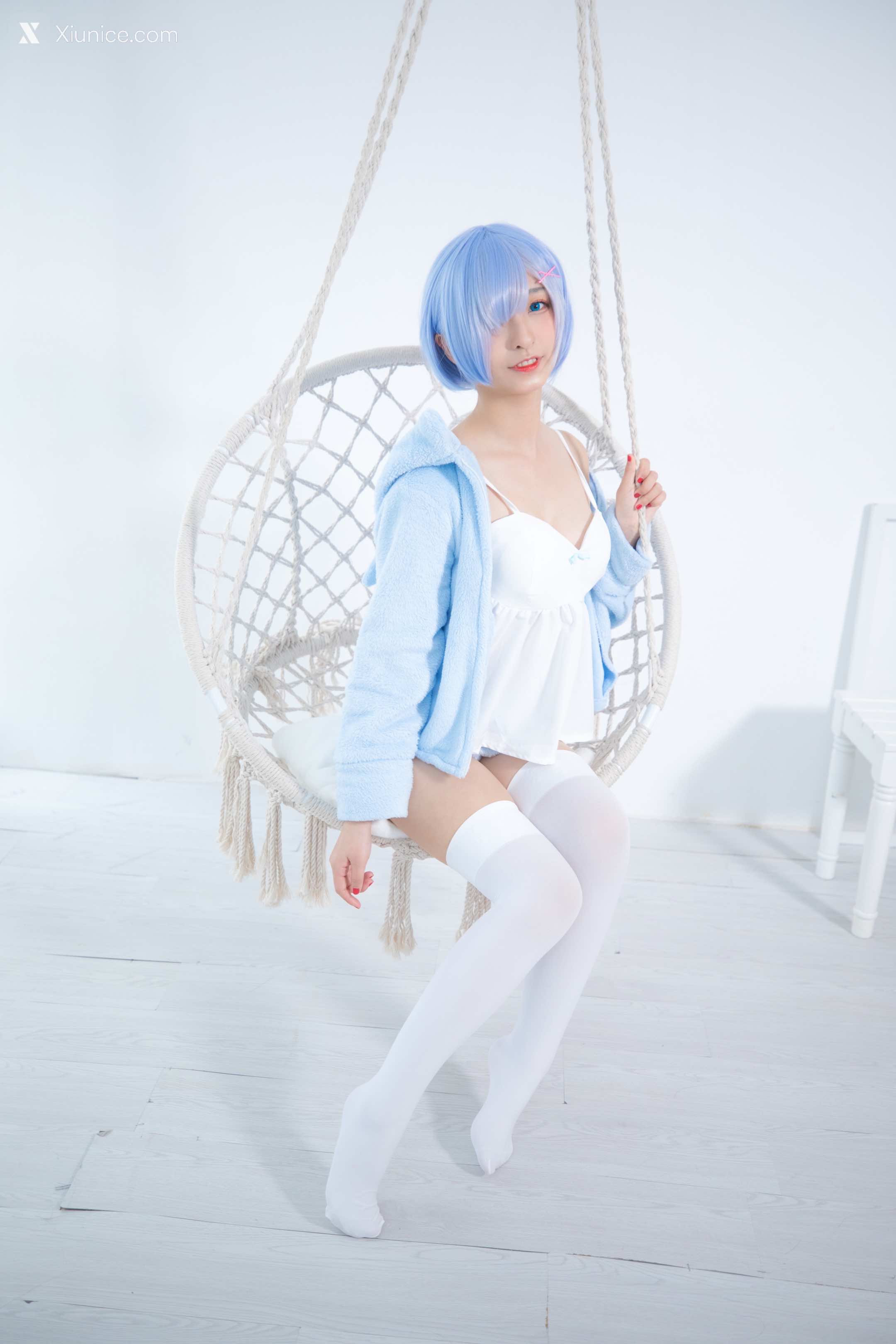 Coser@神楽坂真冬 Vol.005 蕾姆 Milk by blue 第88张