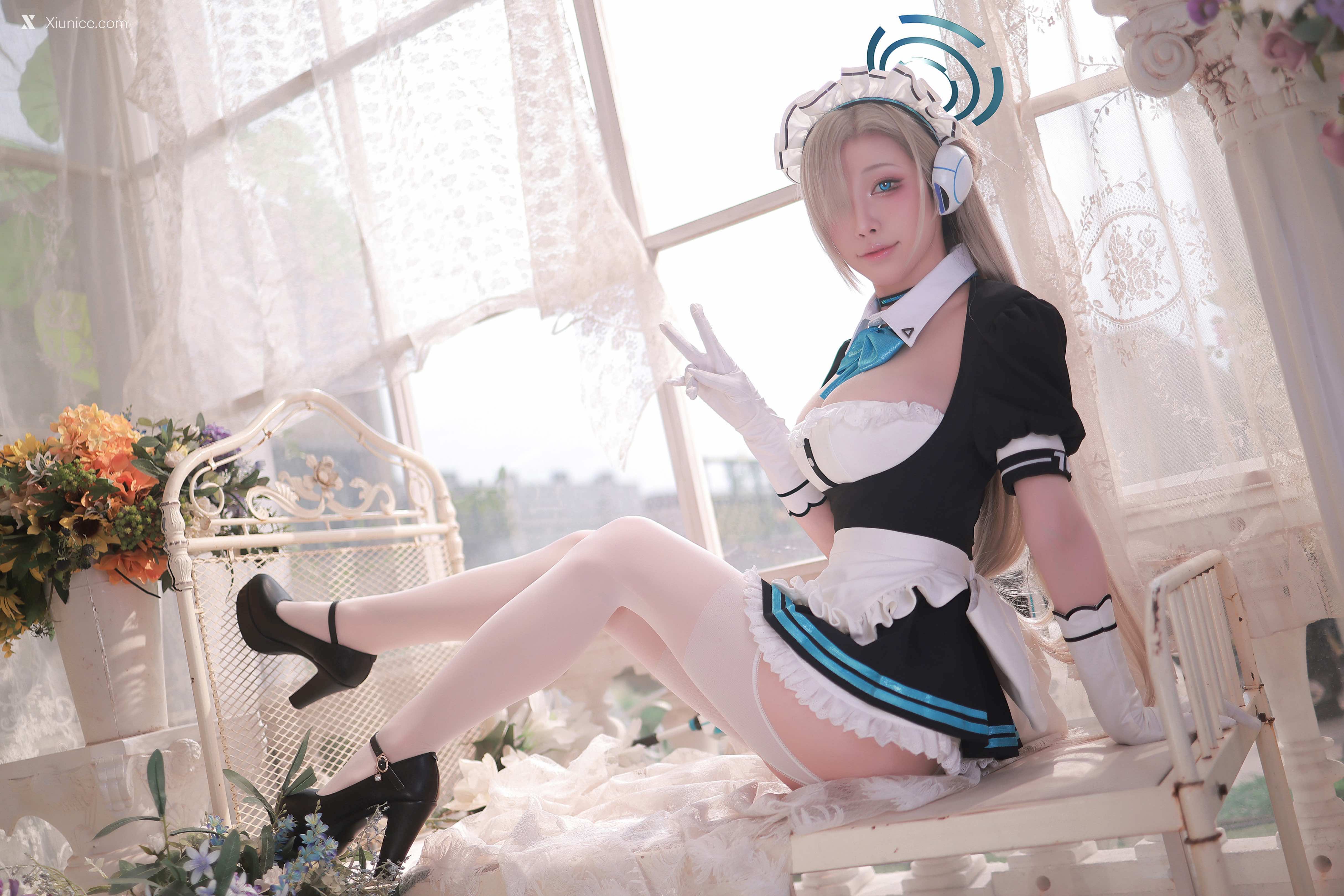 Coser@水淼Aqua – 碧蓝档案 – 一之濑明日奈女仆 第89张