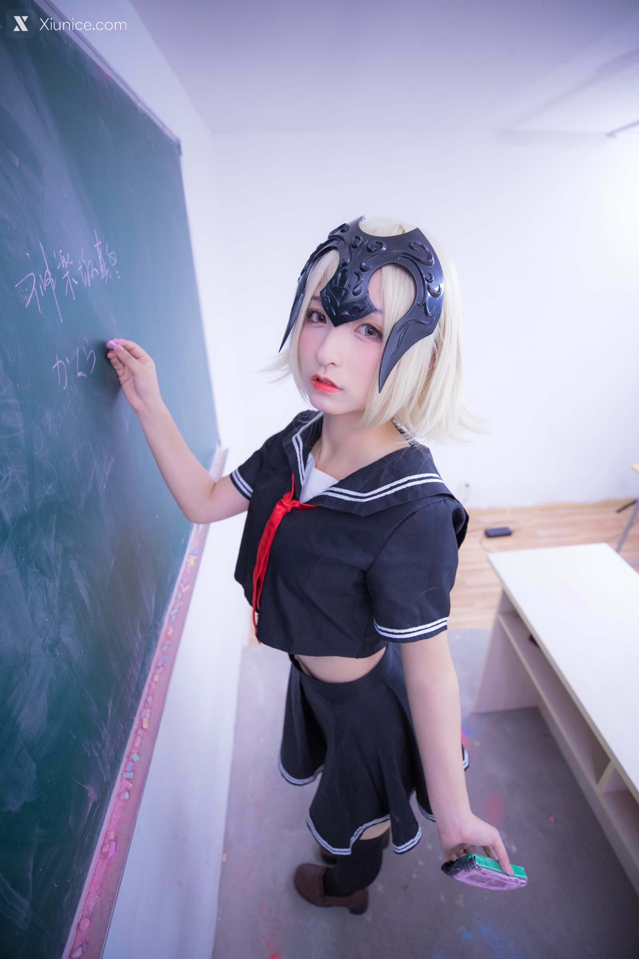 Coser@神楽坂真冬 Vol.013 放课后领域 学园黑贞 第48张