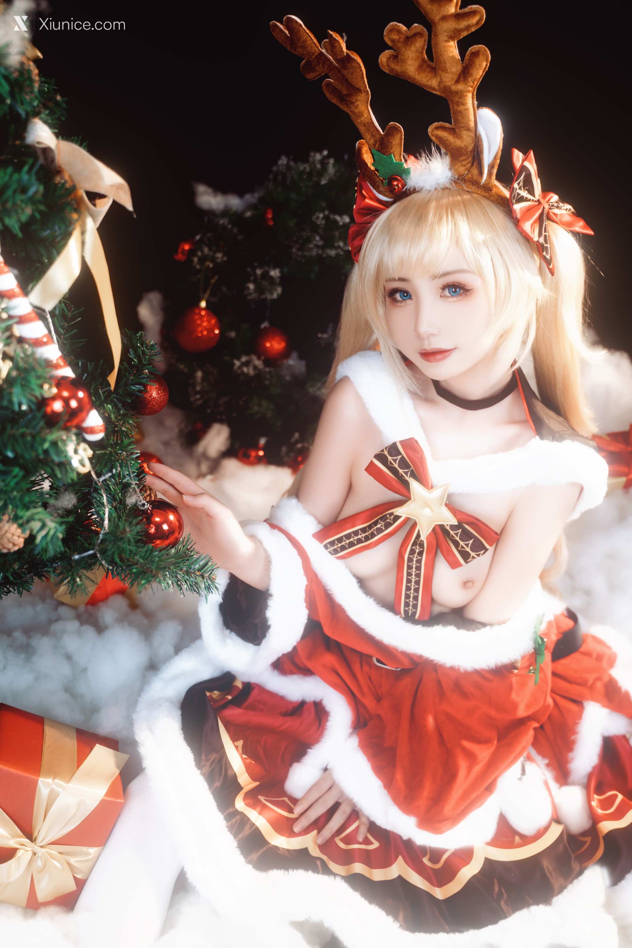 Coser@爆机少女喵小吉 (Nekokoyoshi) & 金鱼kinngyo – 圣诞特辑 第29张