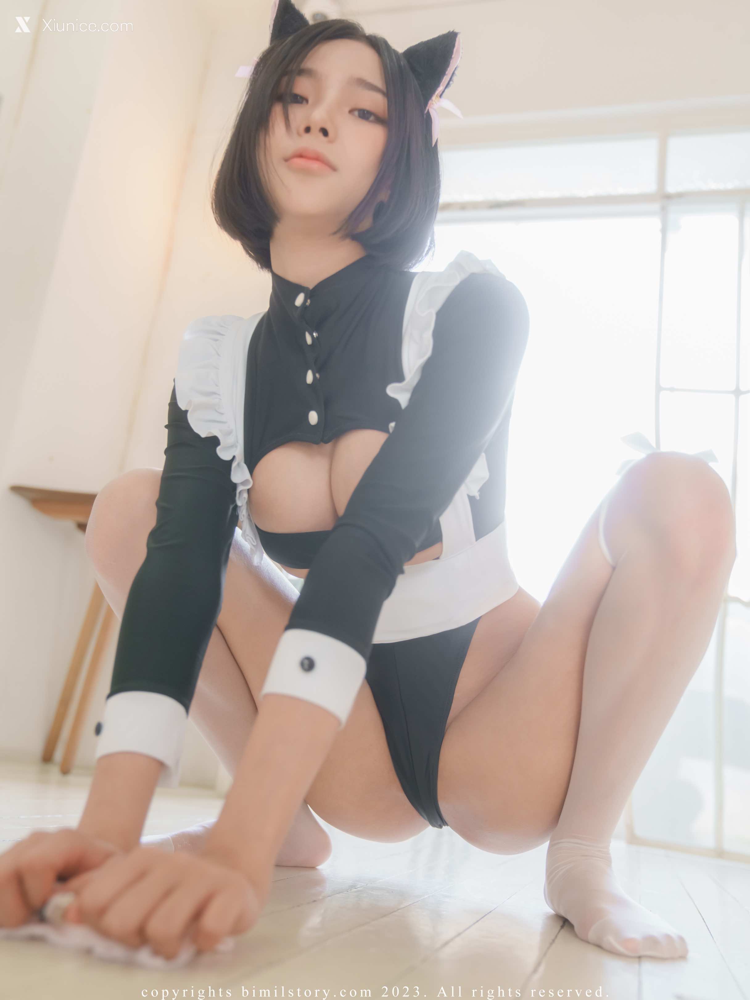 Bimilstory Mina (민아) Vol.25 – Black Cat Mina 第60张