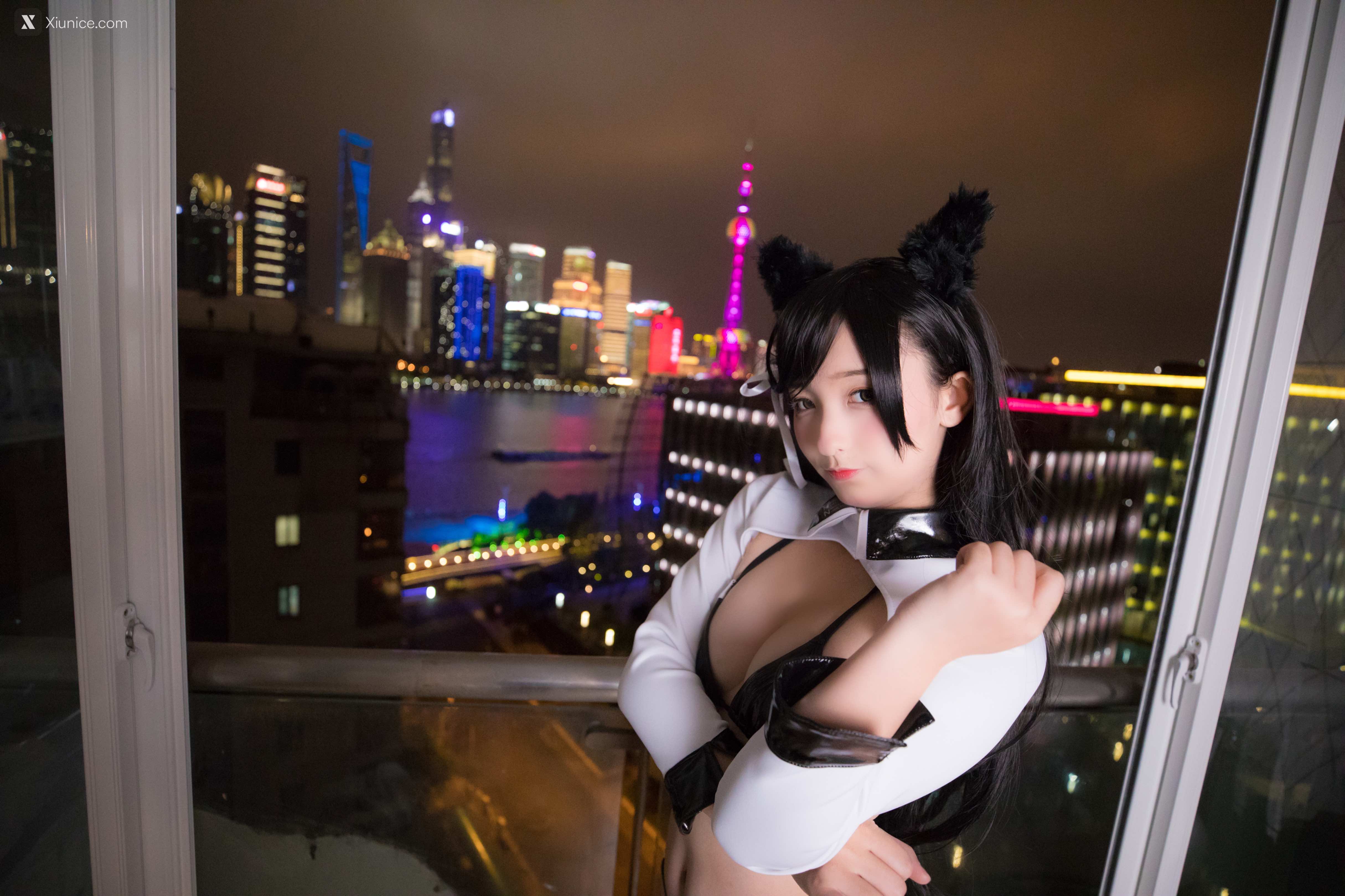 Coser@神楽坂真冬 Vol.001 ATAGO-LATEX VER (胶袜) 第37张