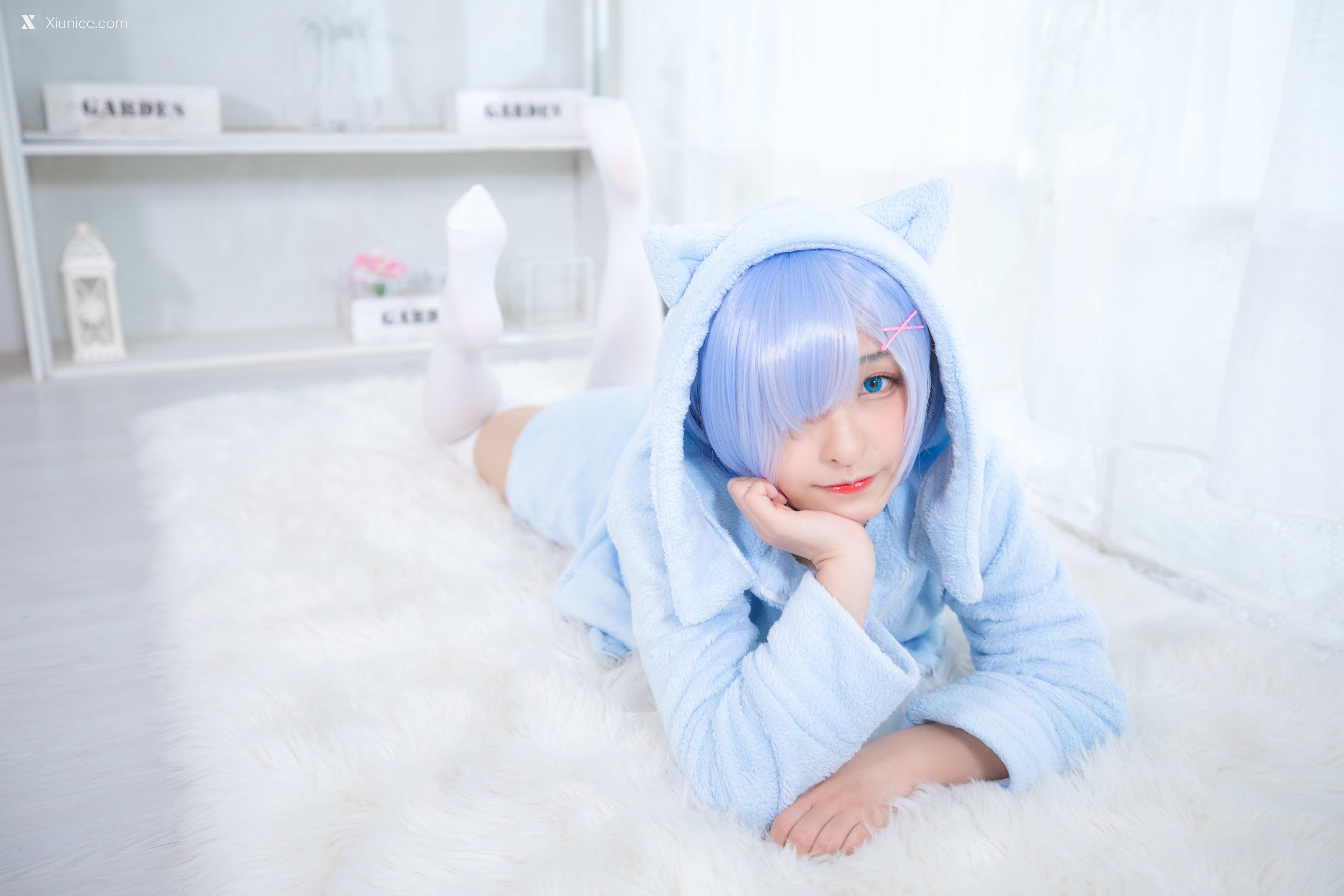 Coser@神楽坂真冬 Vol.005 蕾姆 Milk by blue 第110张
