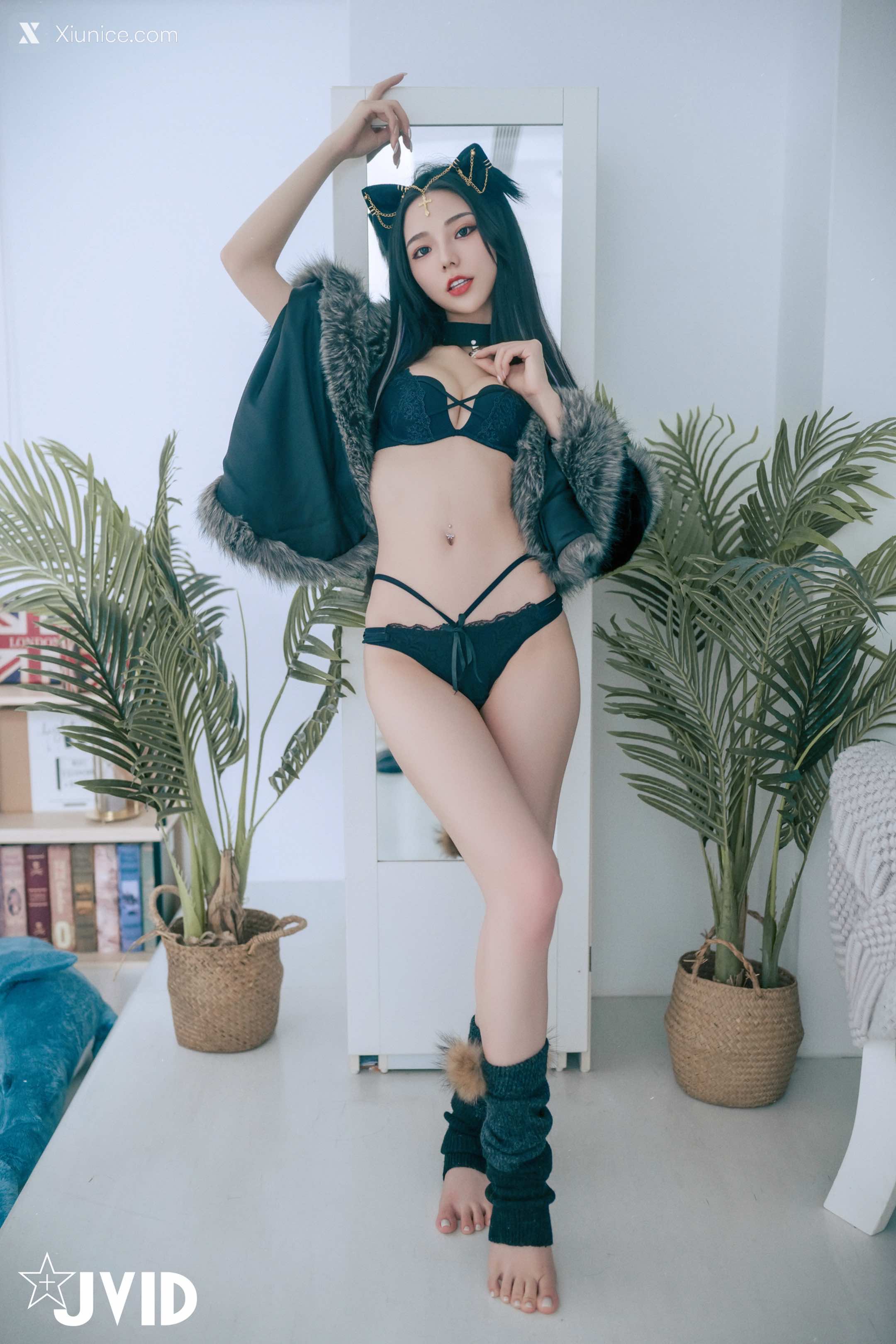 JVID – 啾啾 – 牛奶成功收編冶豔的黑貓娘 第174张