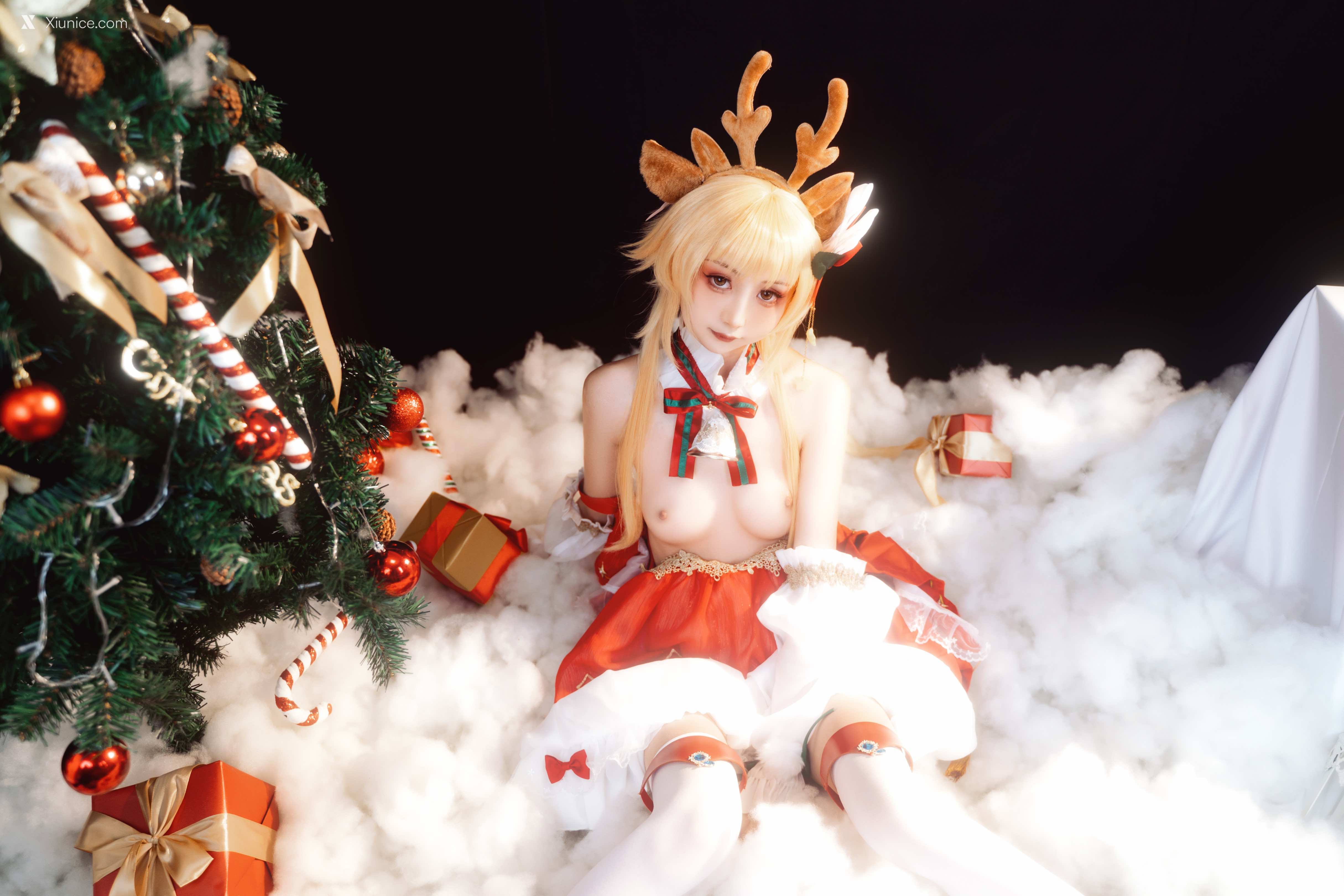 Coser@爆机少女喵小吉 (Nekokoyoshi) & 金鱼kinngyo – 圣诞特辑 第20张
