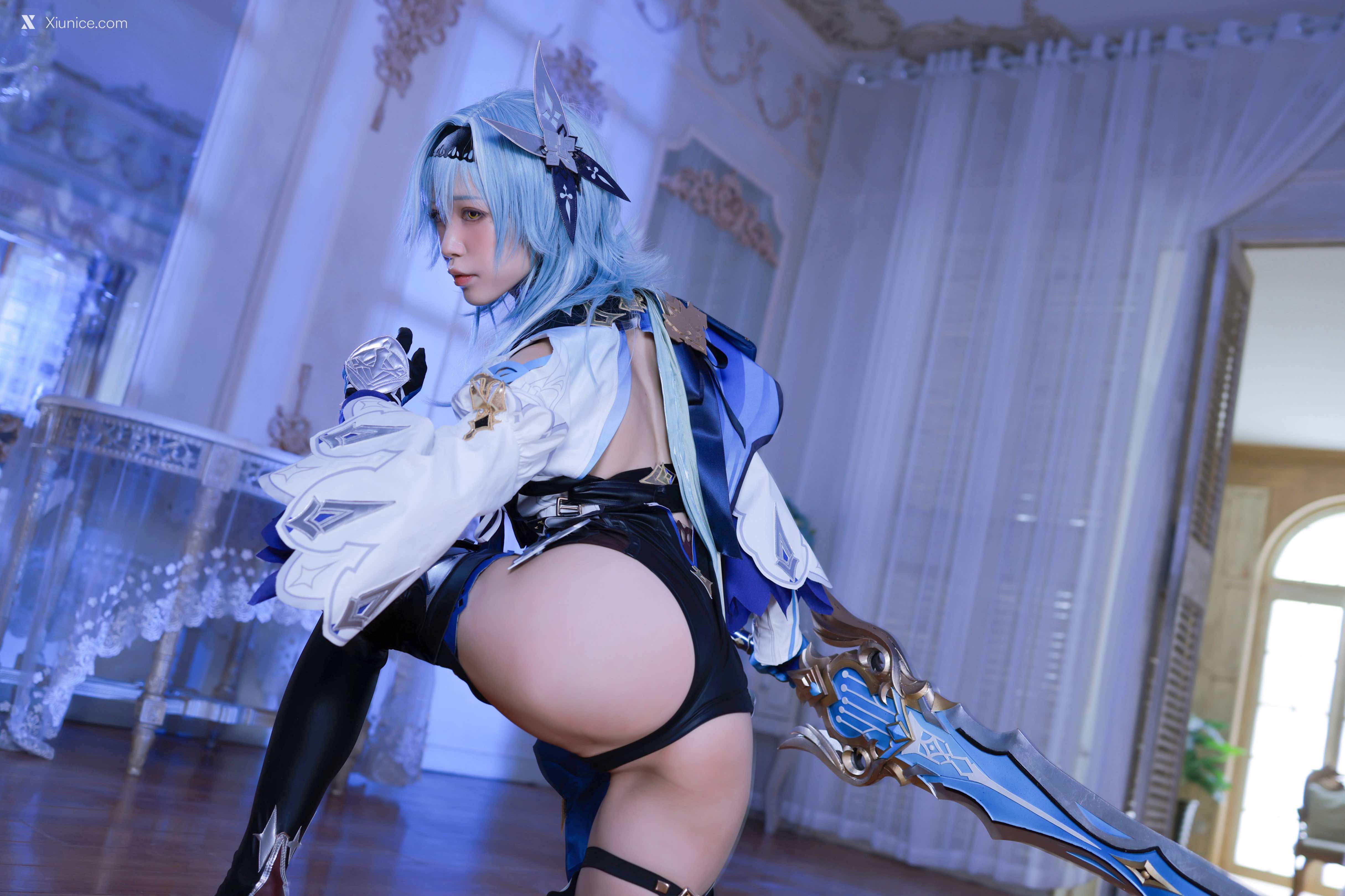 Coser@水淼Aqua – 原神-优菈性感装+S 第84张
