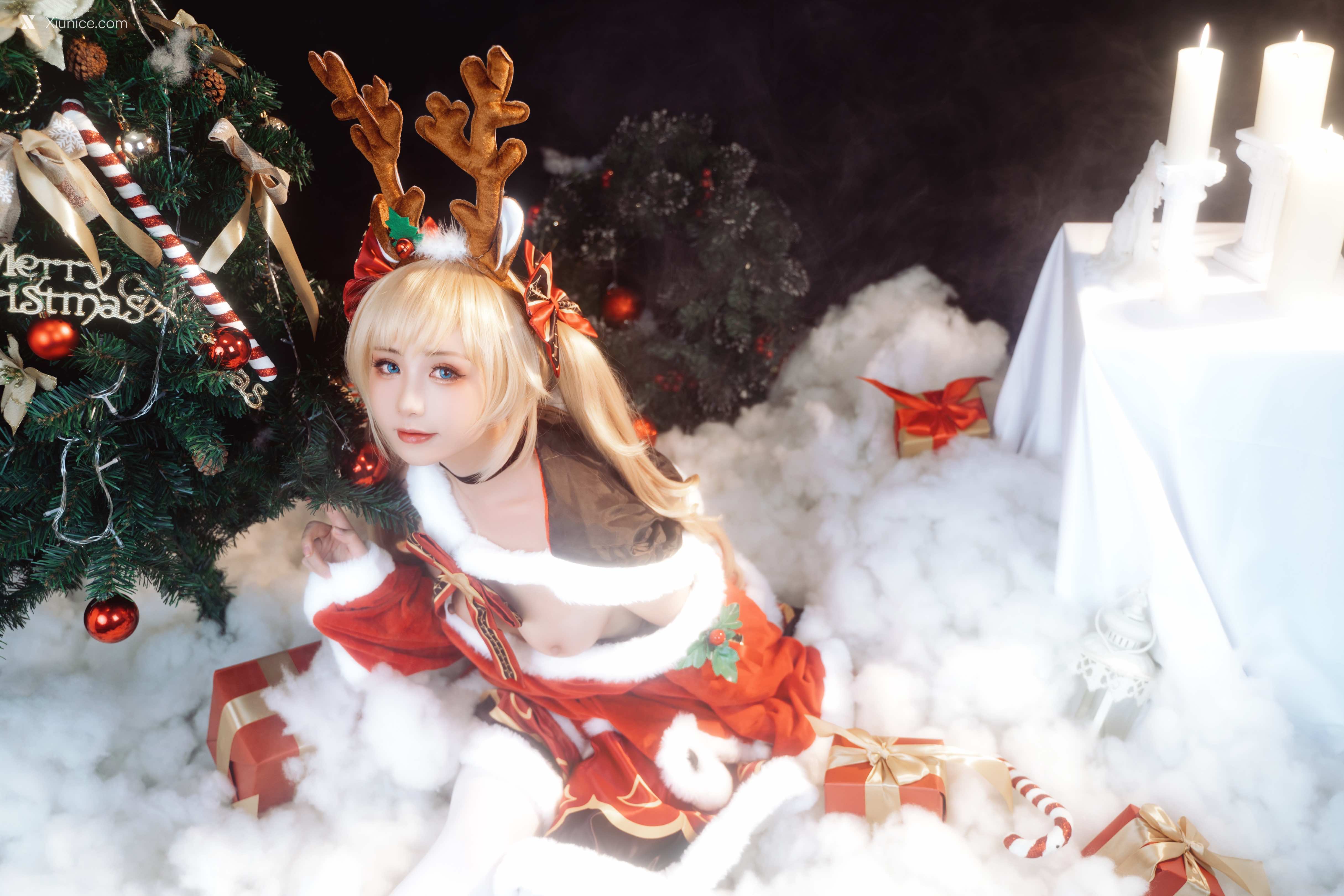 Coser@爆机少女喵小吉 (Nekokoyoshi) & 金鱼kinngyo – 圣诞特辑 第38张