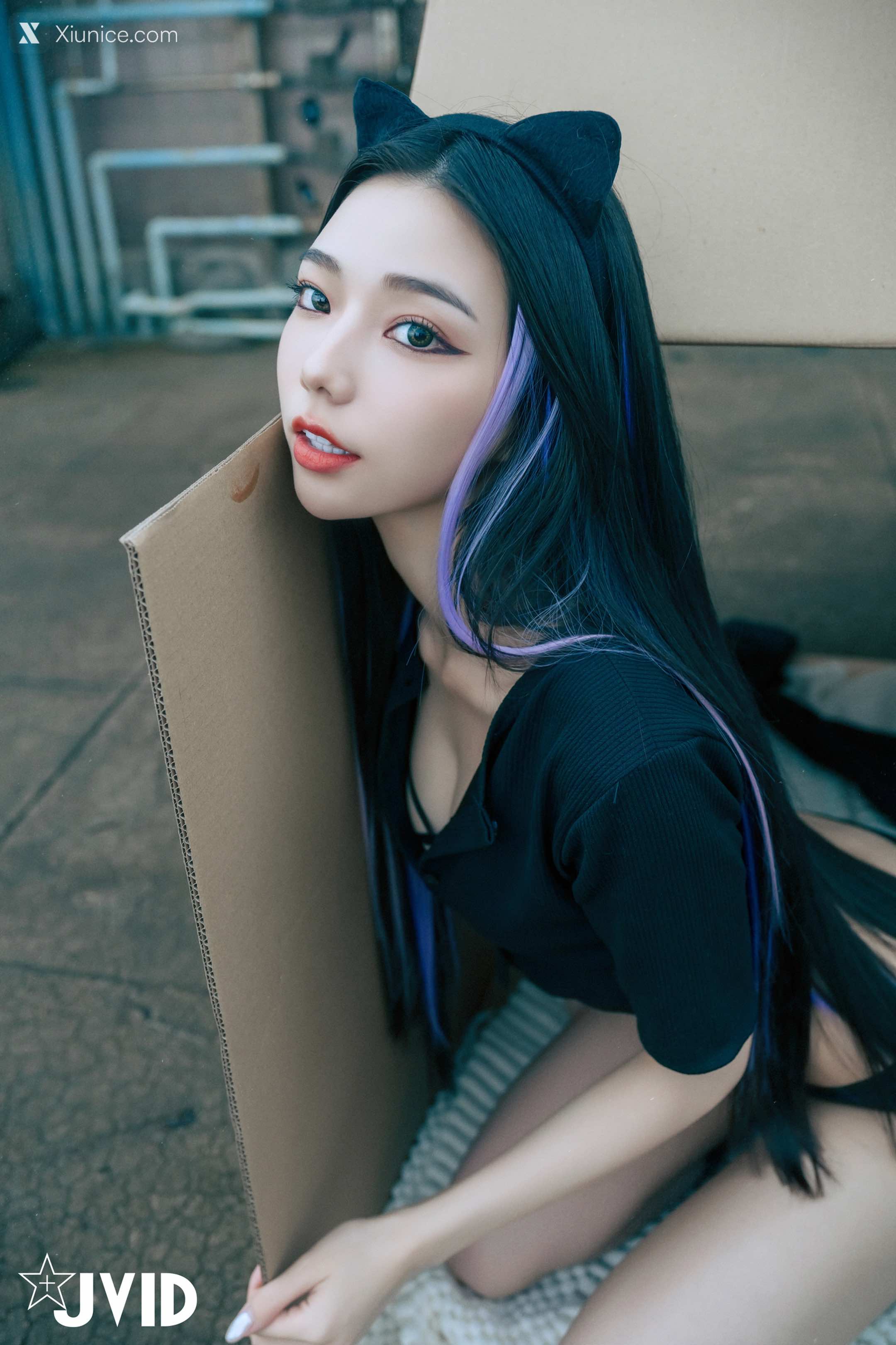 JVID – 啾啾 – 牛奶成功收編冶豔的黑貓娘 第196张