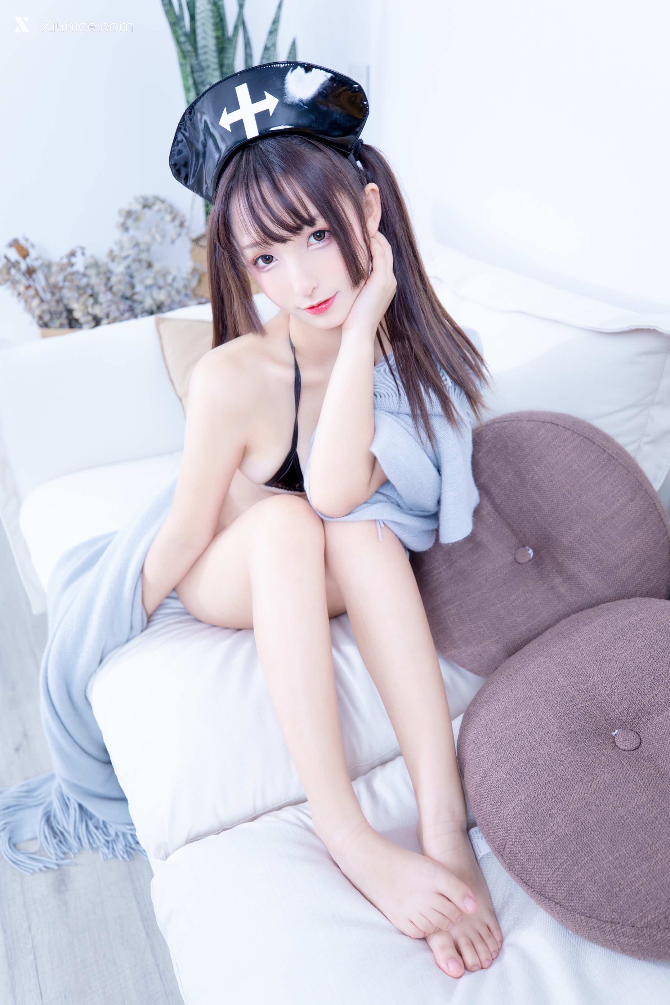 Coser@神楽坂真冬 Vol.026 暗黑护士 空気なし 第48张