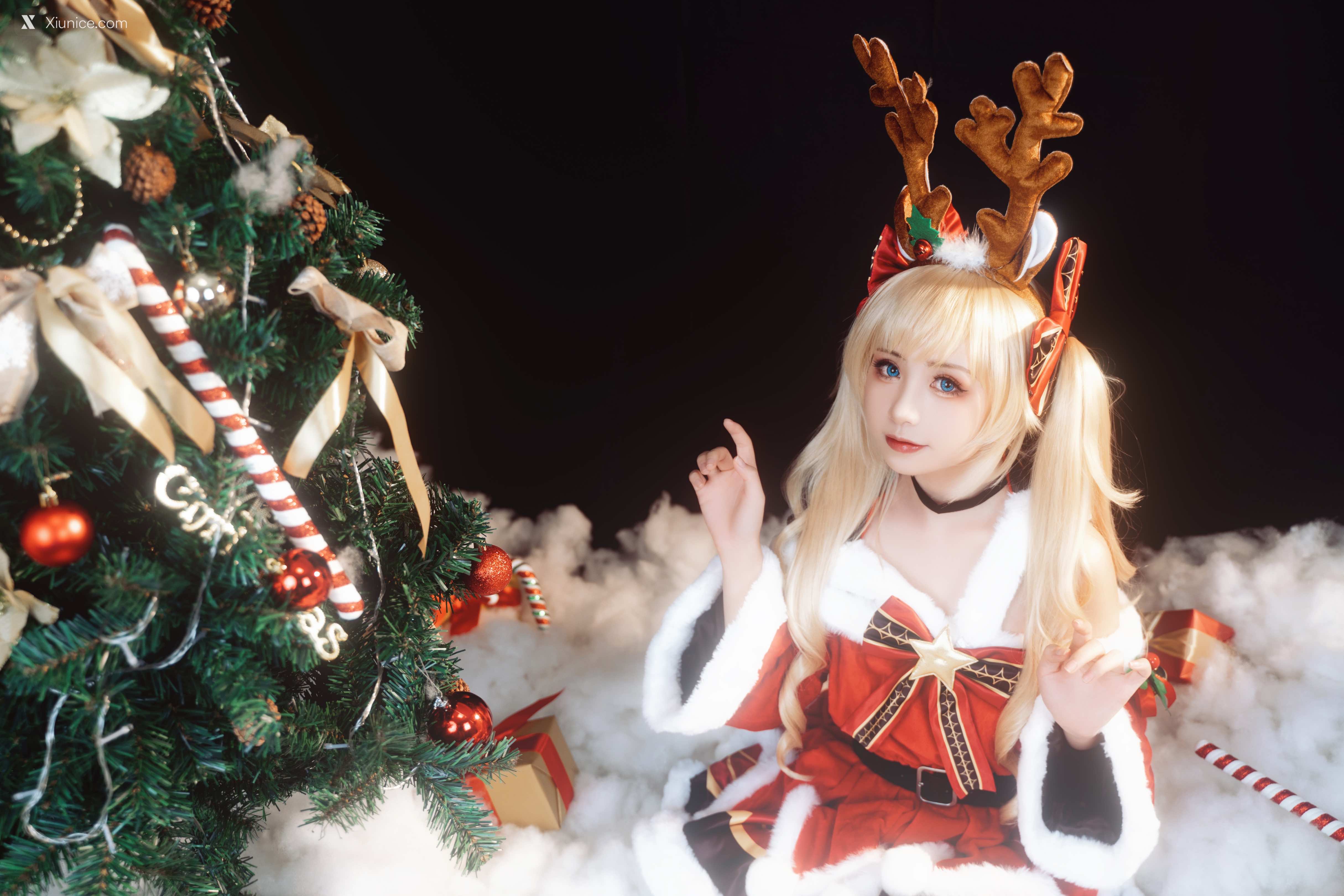Coser@爆机少女喵小吉 (Nekokoyoshi) & 金鱼kinngyo – 圣诞特辑 第6张