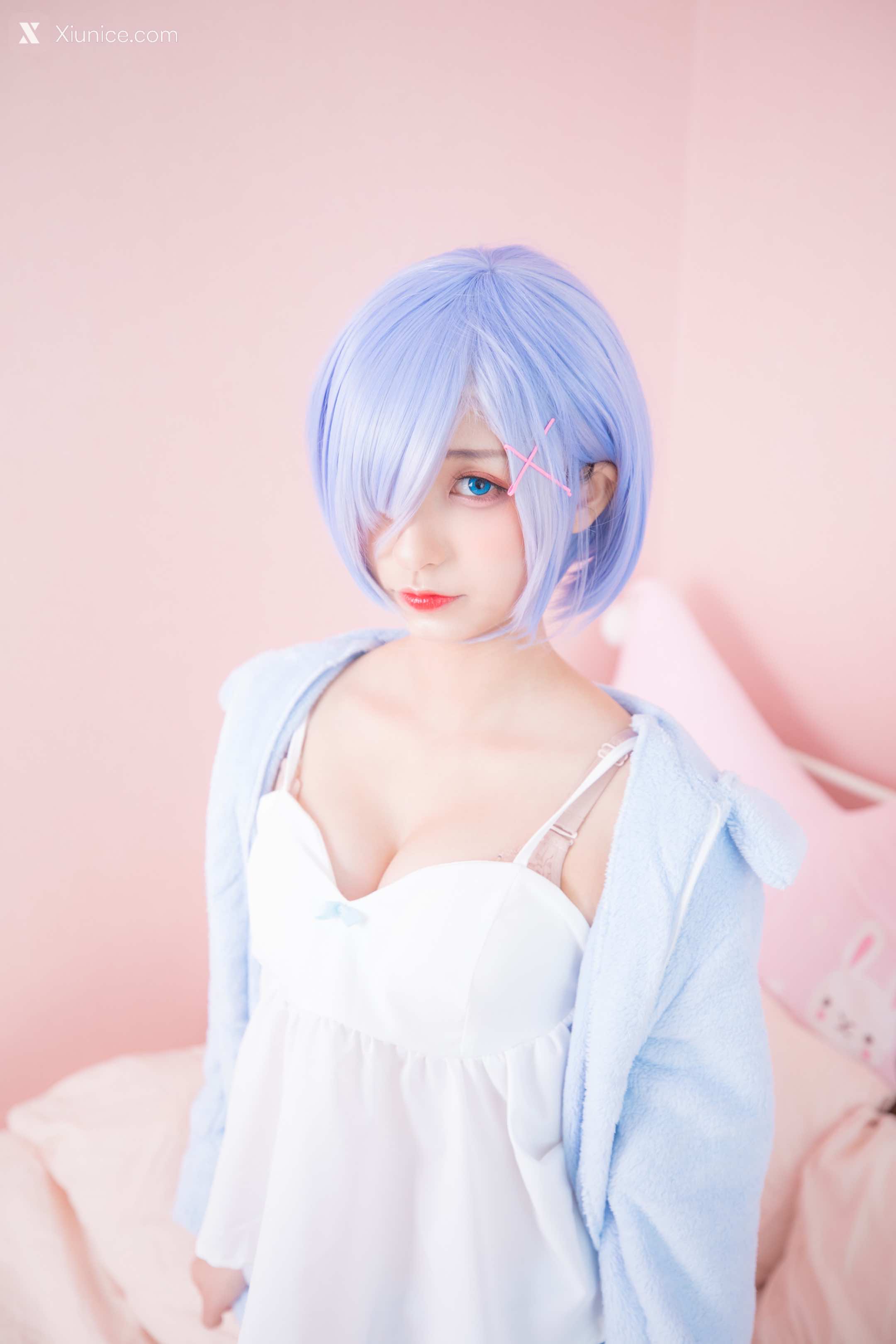 Coser@神楽坂真冬 Vol.005 蕾姆 Milk by blue 第148张