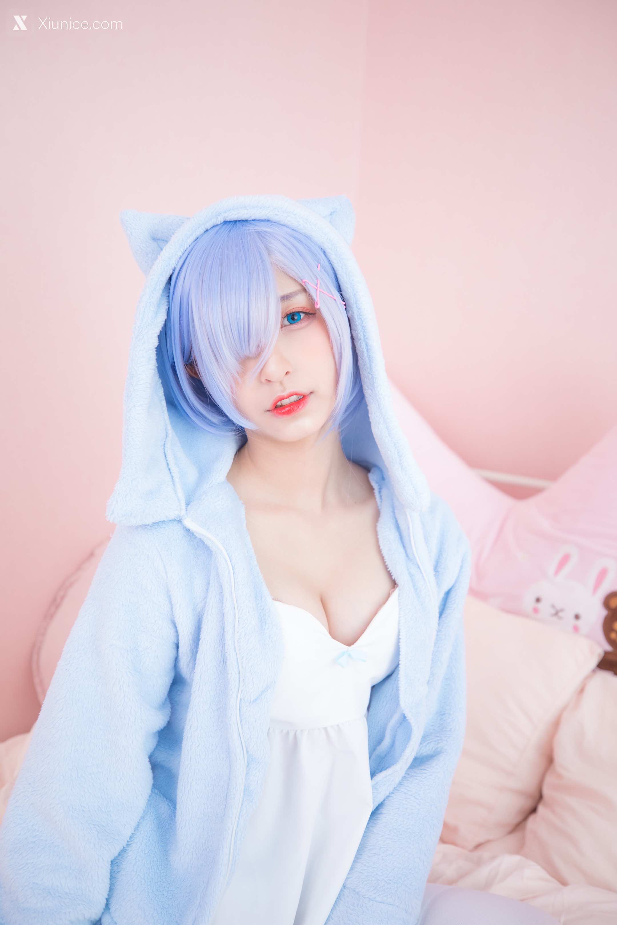 Coser@神楽坂真冬 Vol.005 蕾姆 Milk by blue 第17张
