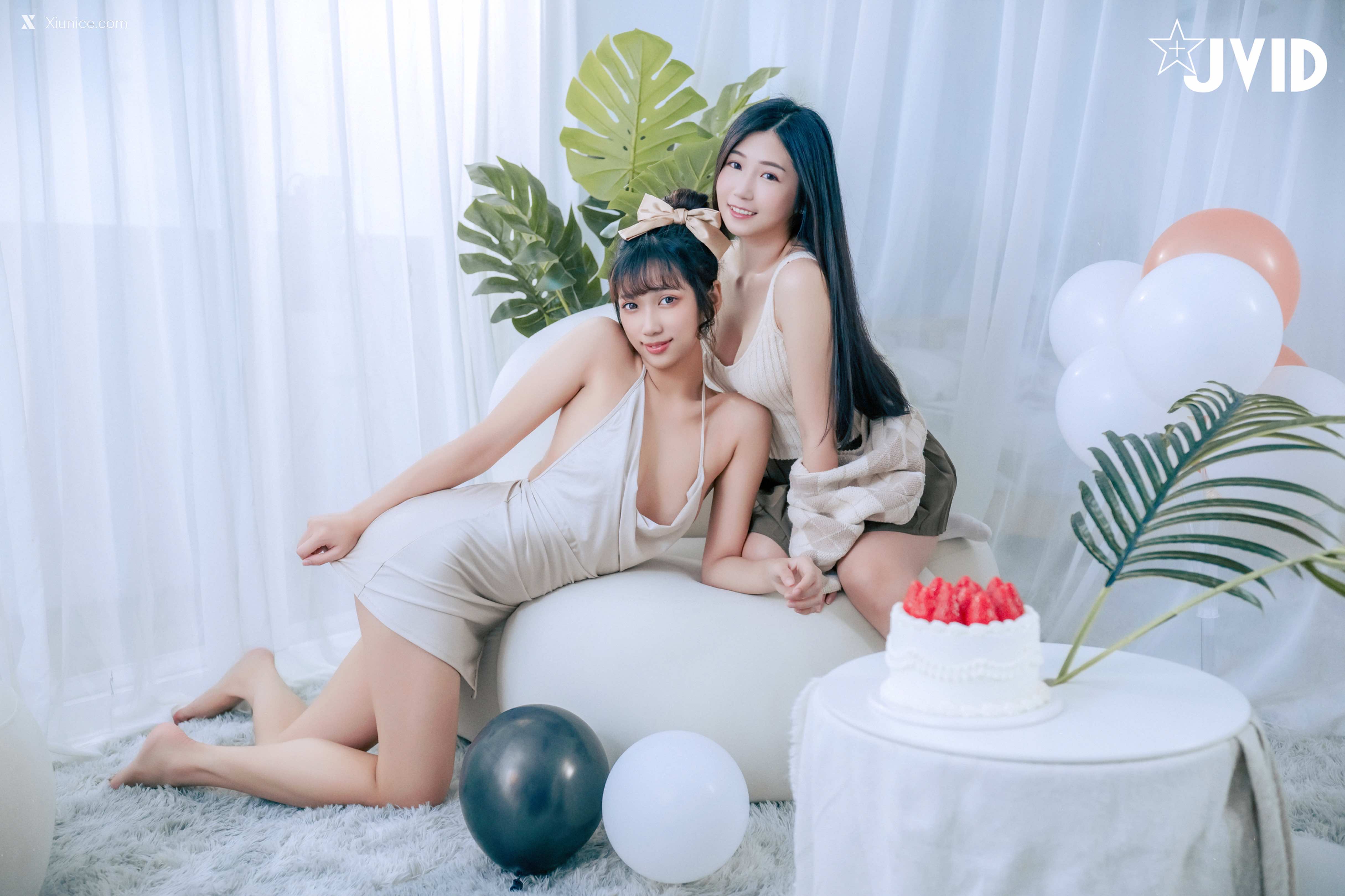 JVID – 井野奈 & 肉包 X 色慾融合の閨蜜慶生派對 第34张