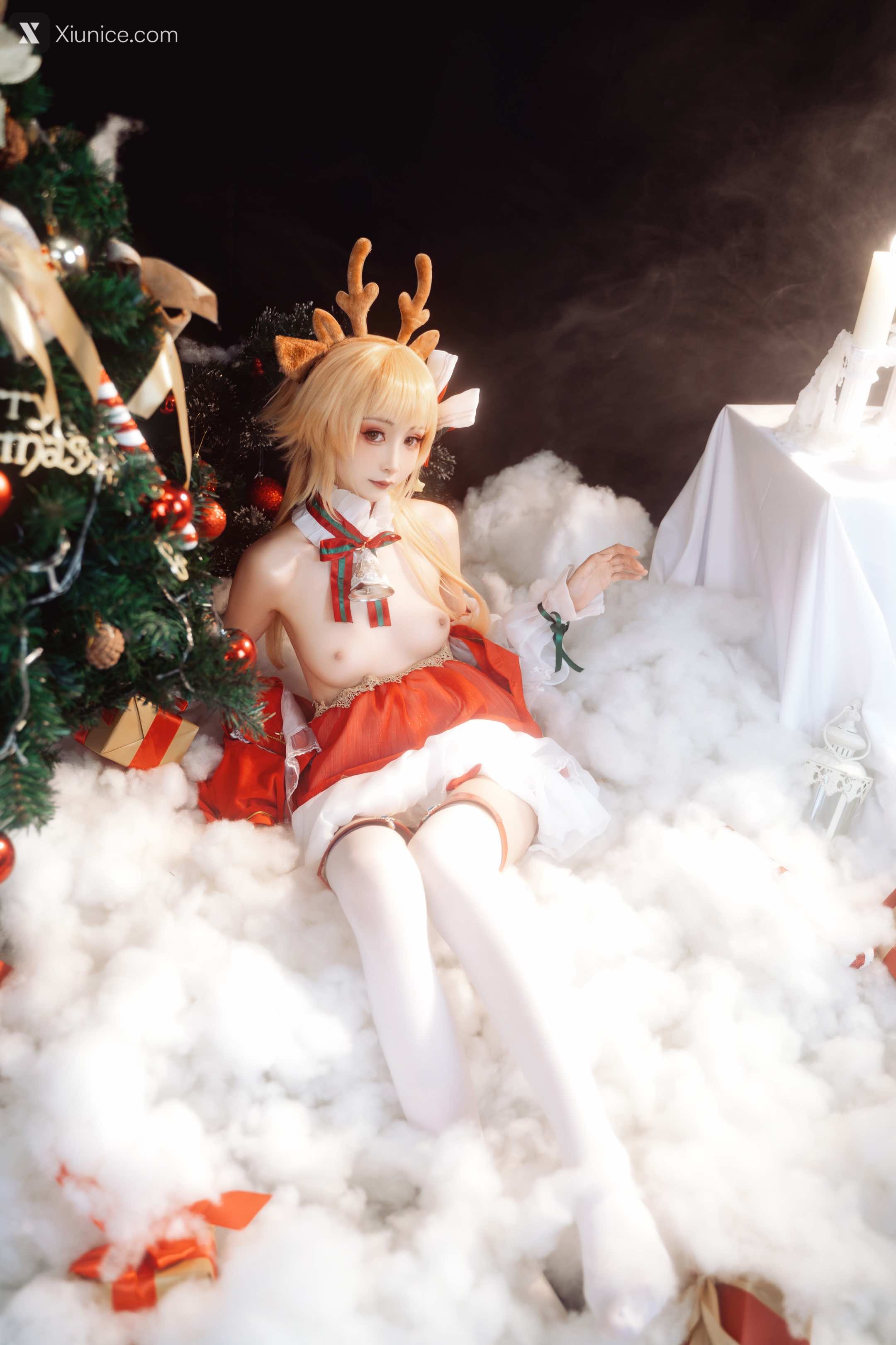 Coser@爆机少女喵小吉 (Nekokoyoshi) & 金鱼kinngyo – 圣诞特辑 第26张