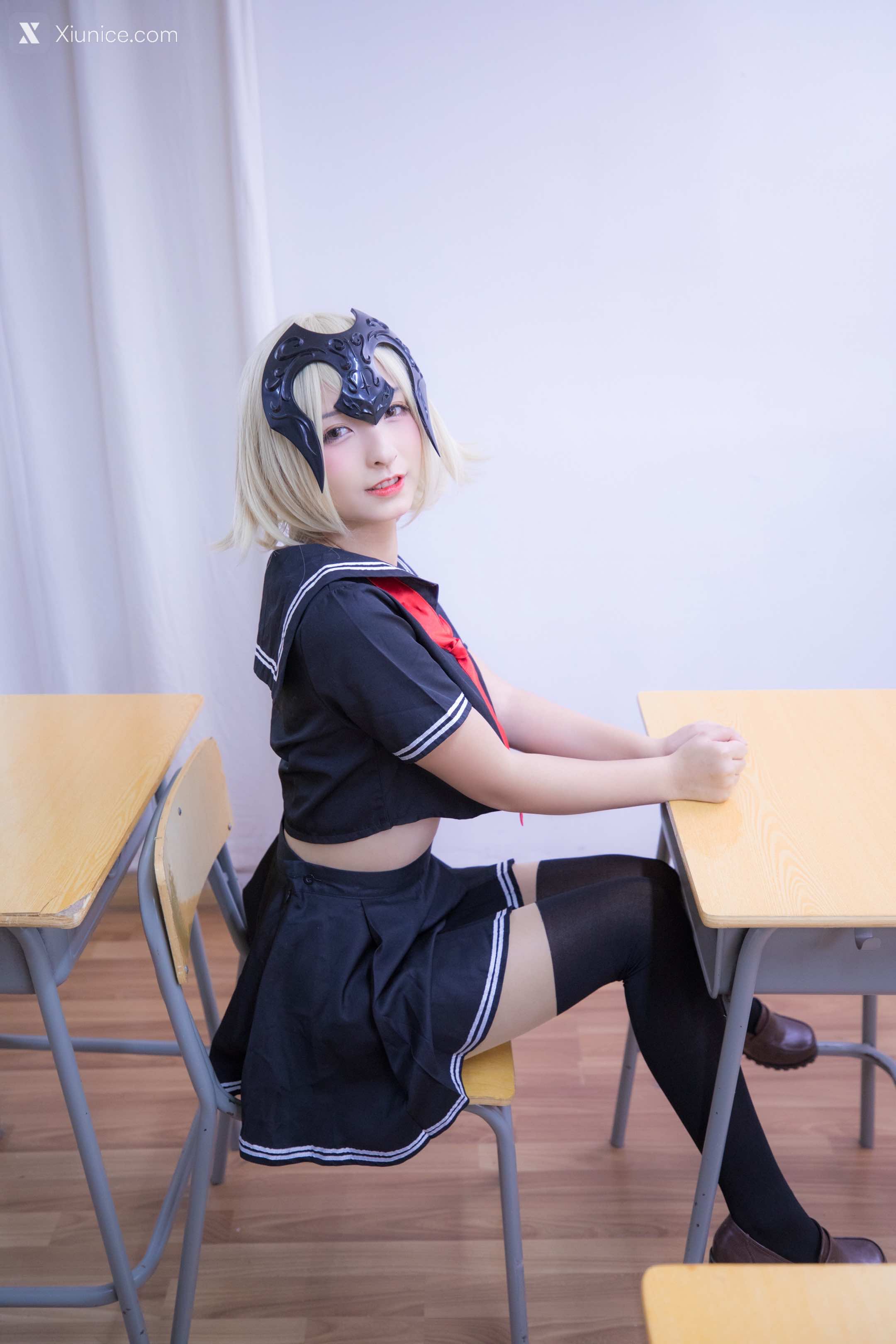 Coser@神楽坂真冬 Vol.013 放课后领域 学园黑贞 第150张