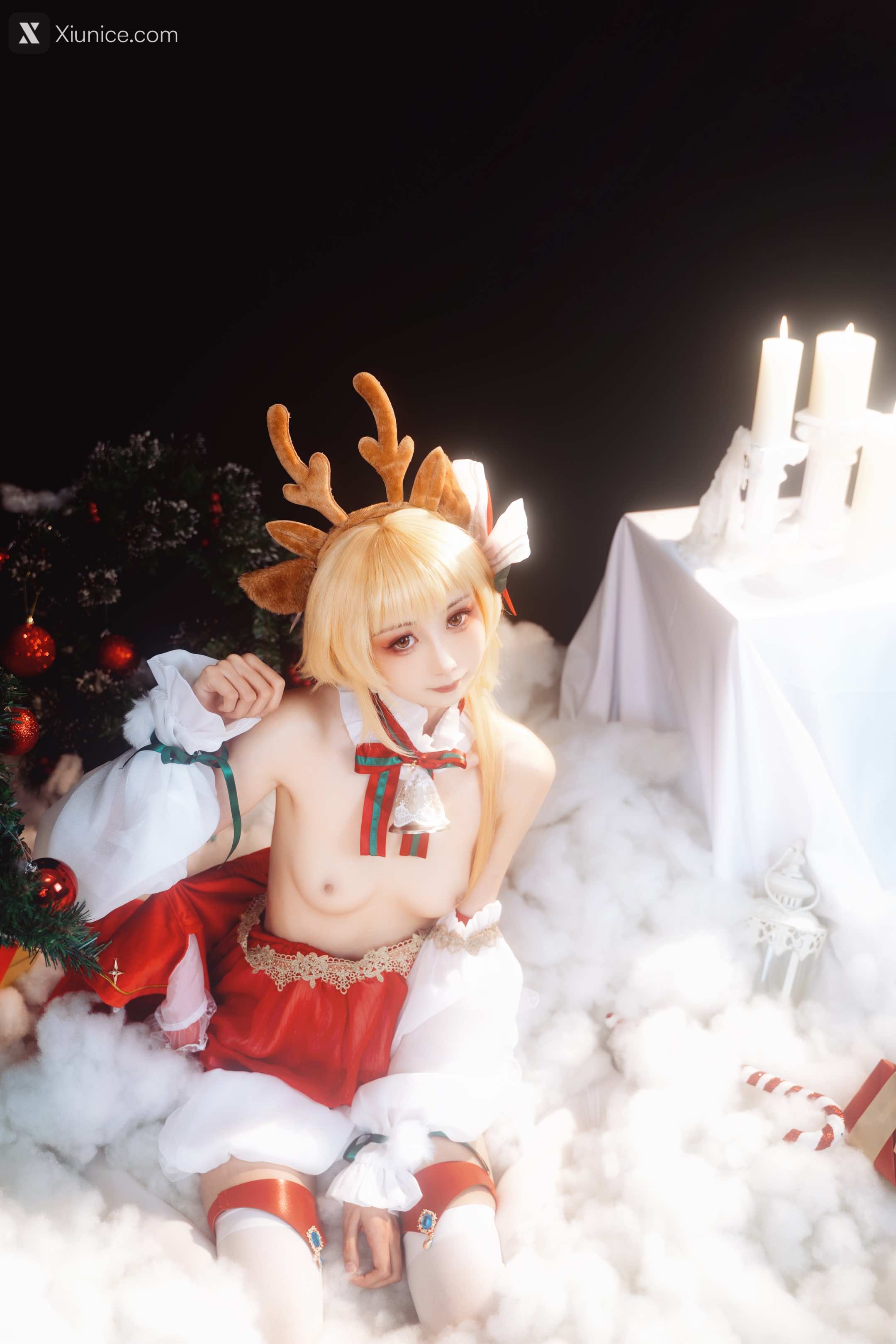 Coser@爆机少女喵小吉 (Nekokoyoshi) & 金鱼kinngyo – 圣诞特辑 第27张