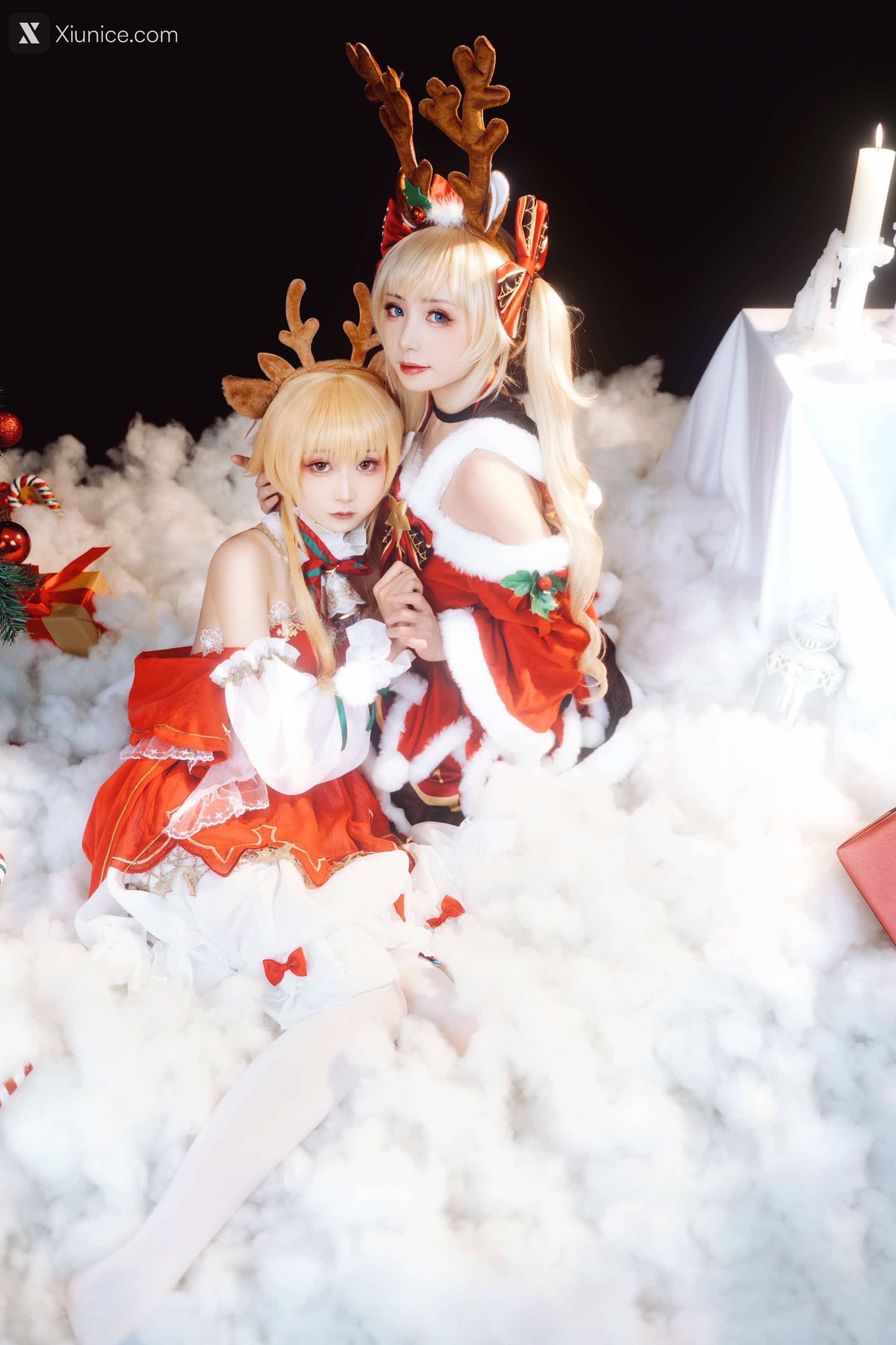Coser@爆机少女喵小吉 (Nekokoyoshi) & 金鱼kinngyo – 圣诞特辑 第16张
