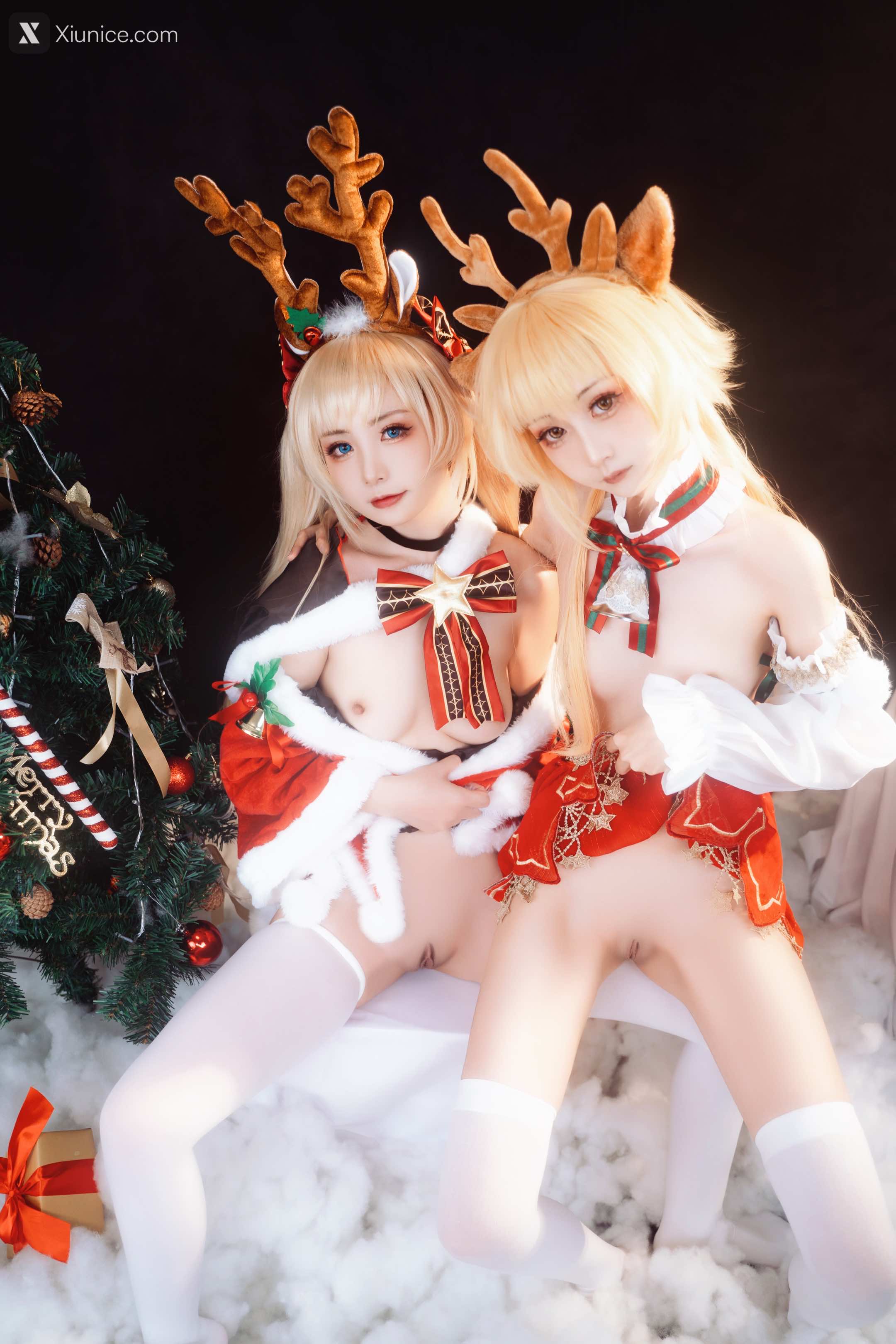 Coser@爆机少女喵小吉 (Nekokoyoshi) & 金鱼kinngyo – 圣诞特辑 第71张