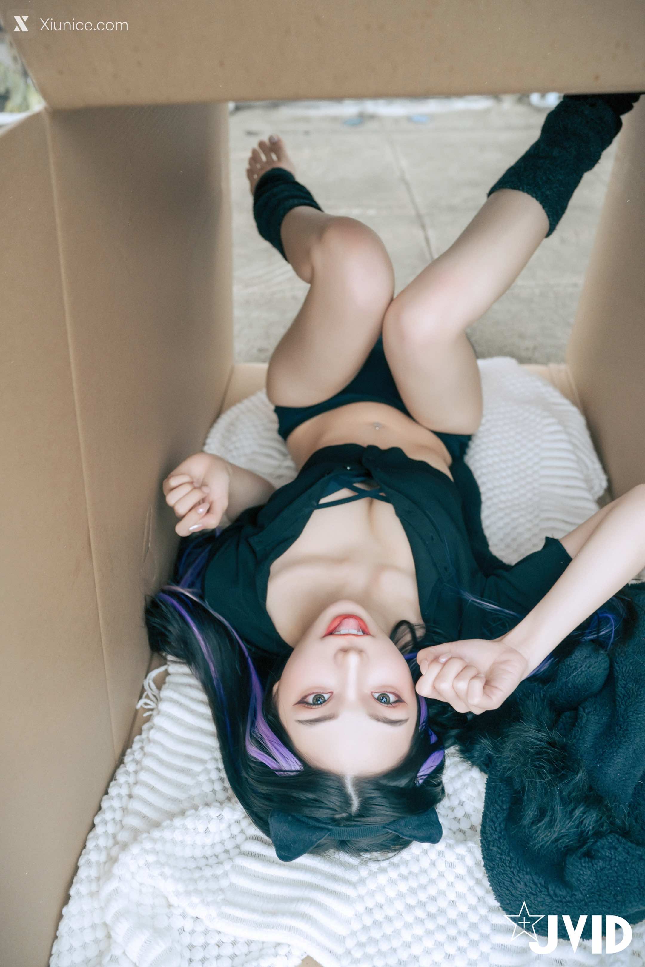 JVID – 啾啾 – 牛奶成功收編冶豔的黑貓娘 第148张