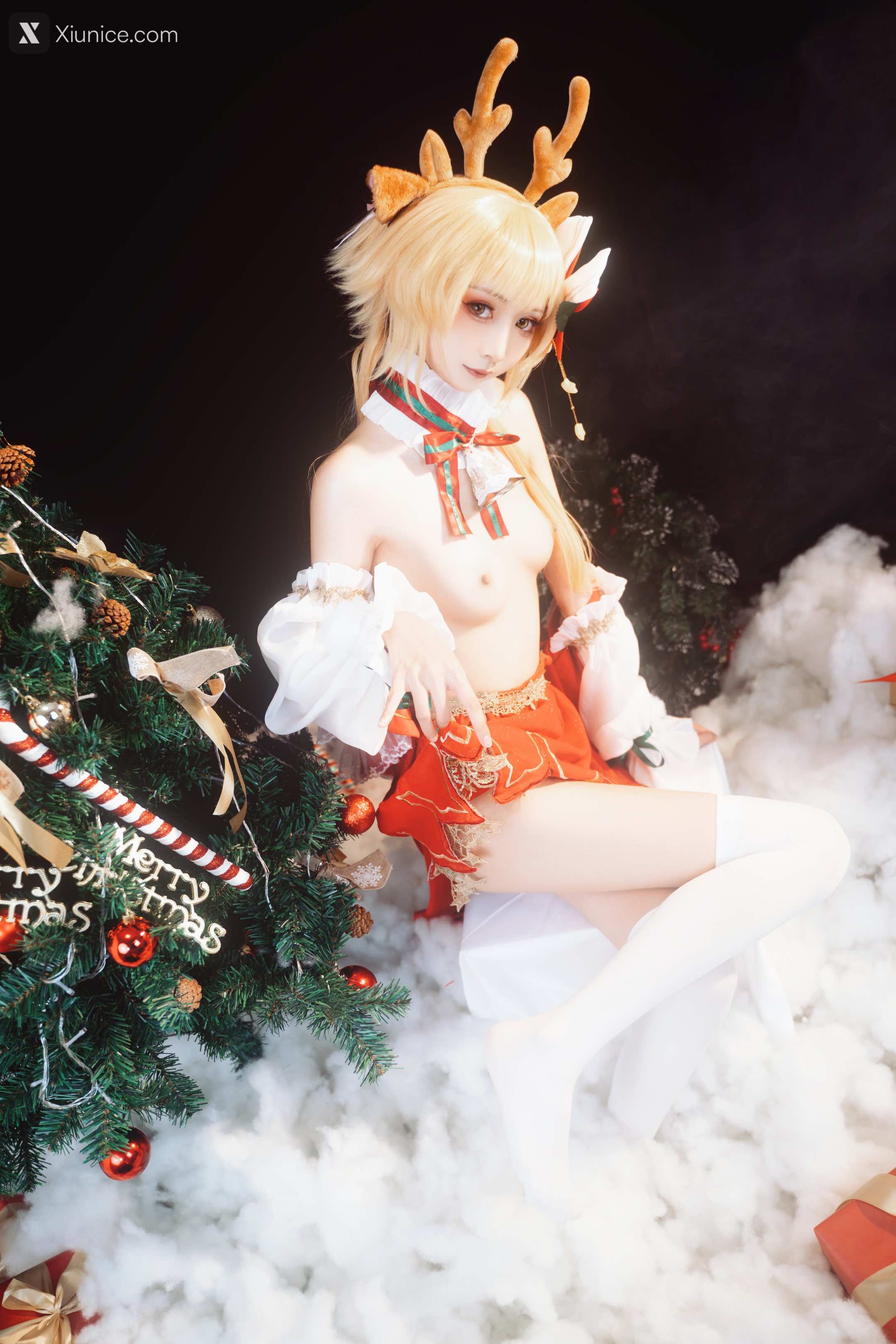 Coser@爆机少女喵小吉 (Nekokoyoshi) & 金鱼kinngyo – 圣诞特辑 第52张