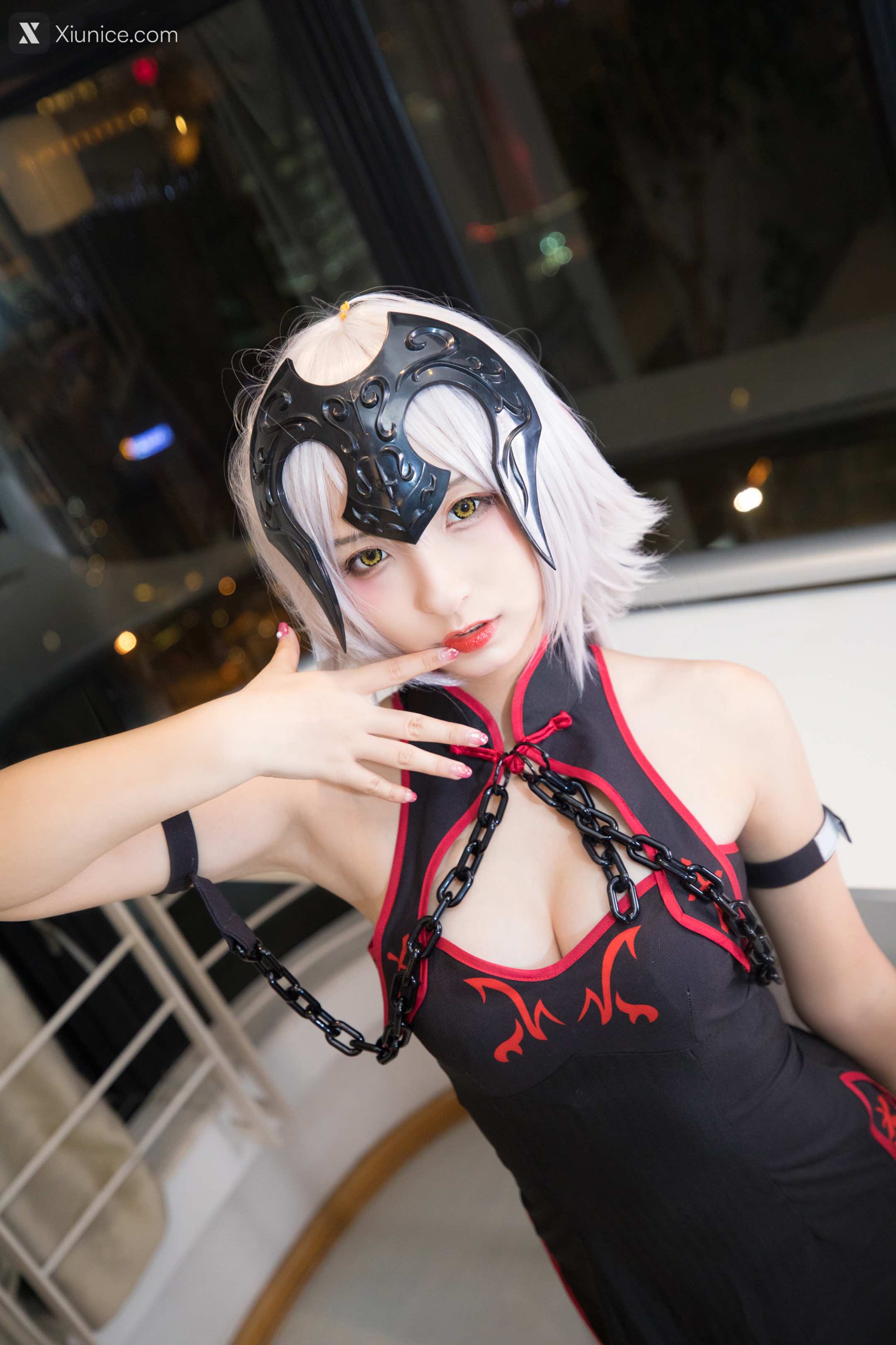 Coser@神楽坂真冬 Vol.016 旗袍黑贞 第11张