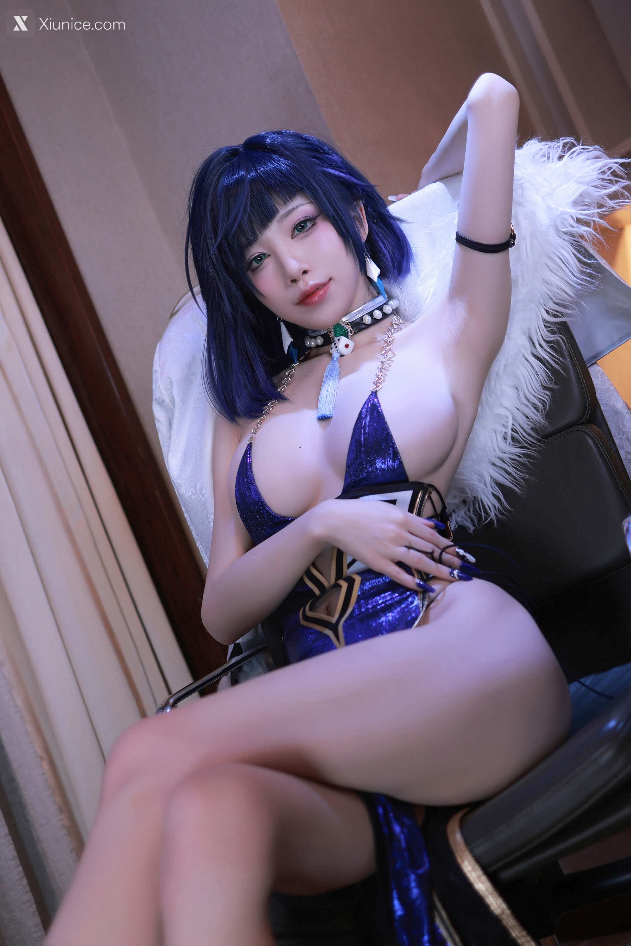Coser@水淼Aqua – 夜阑同人礼服+自拍 第26张