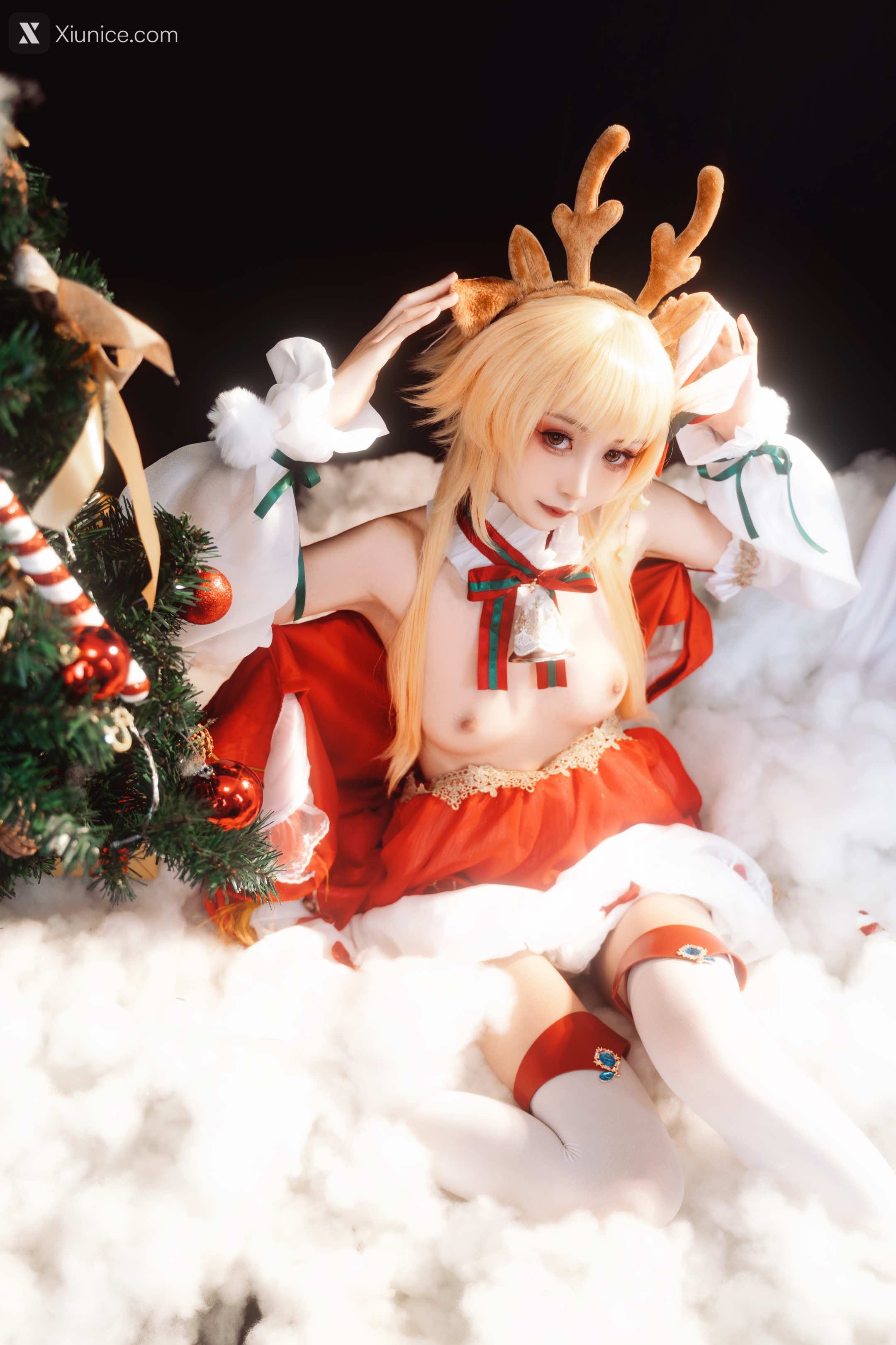 Coser@爆机少女喵小吉 (Nekokoyoshi) & 金鱼kinngyo – 圣诞特辑 第22张