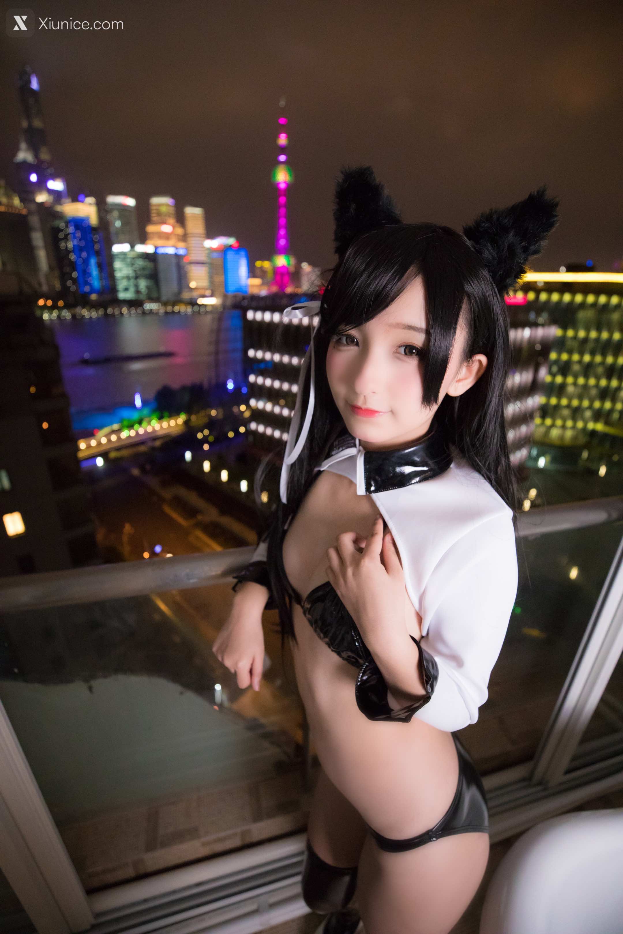 Coser@神楽坂真冬 Vol.001 ATAGO-LATEX VER (胶袜) 第33张