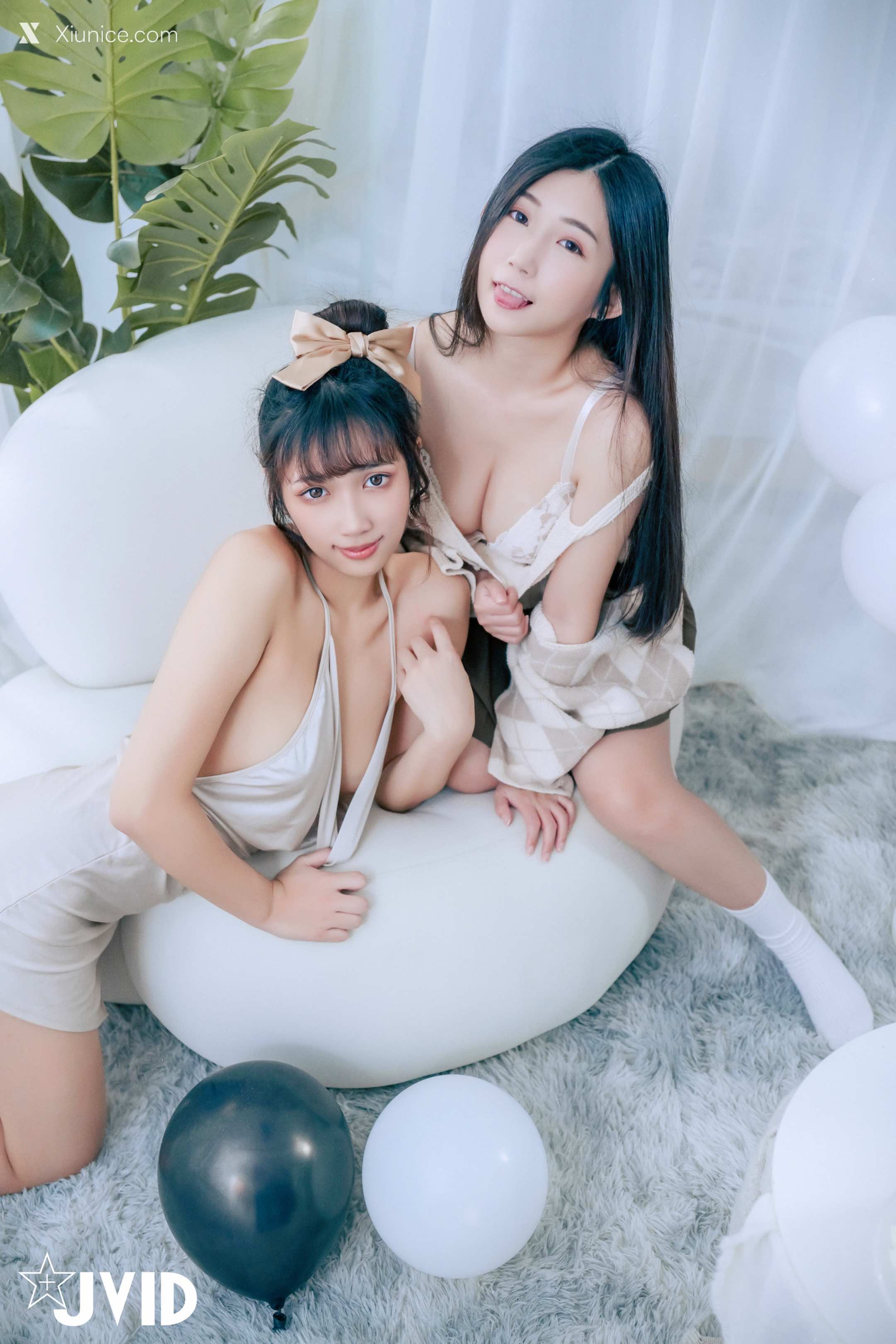 JVID – 井野奈 & 肉包 X 色慾融合の閨蜜慶生派對 第35张