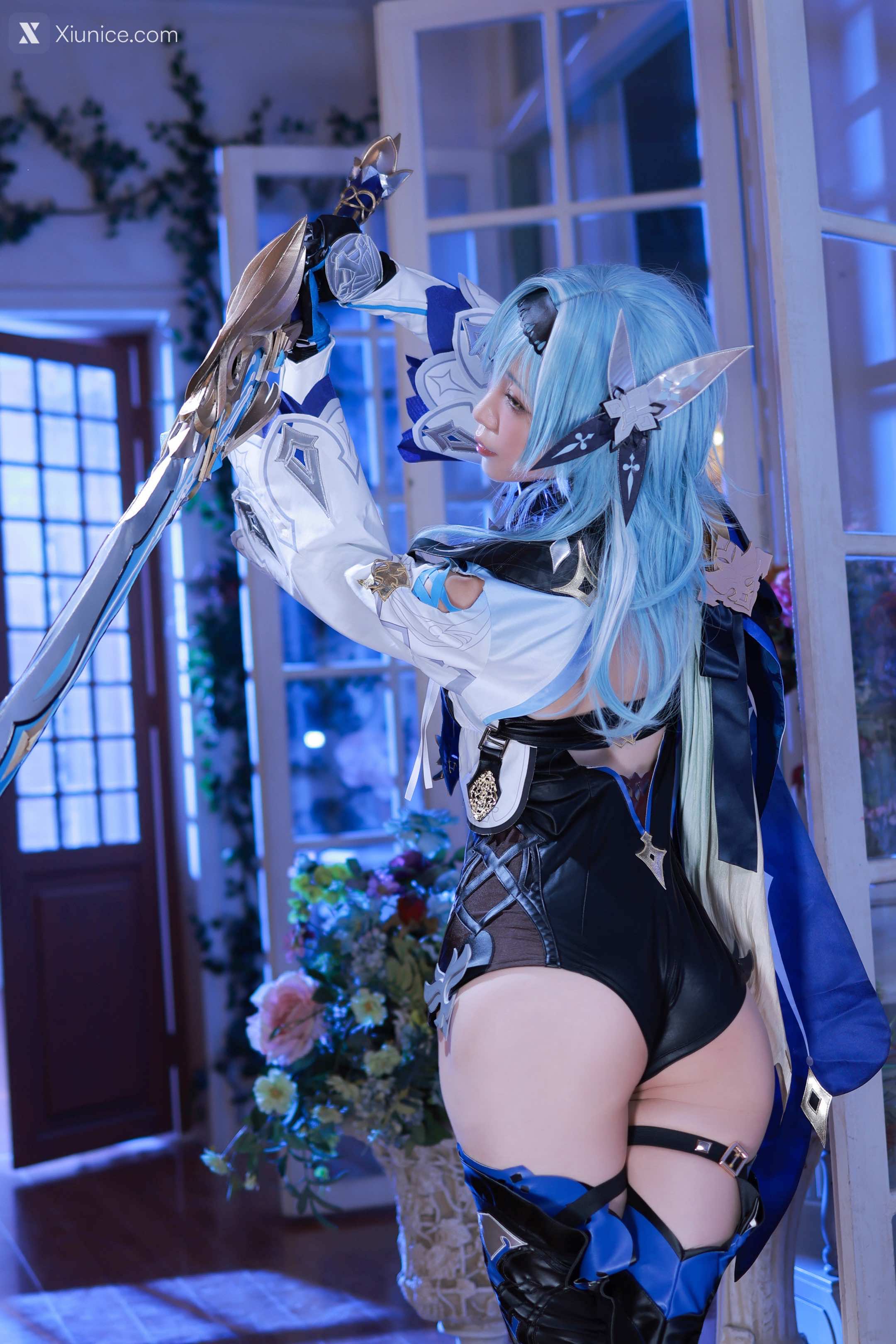 Coser@水淼Aqua – 原神-优菈性感装+S 第89张