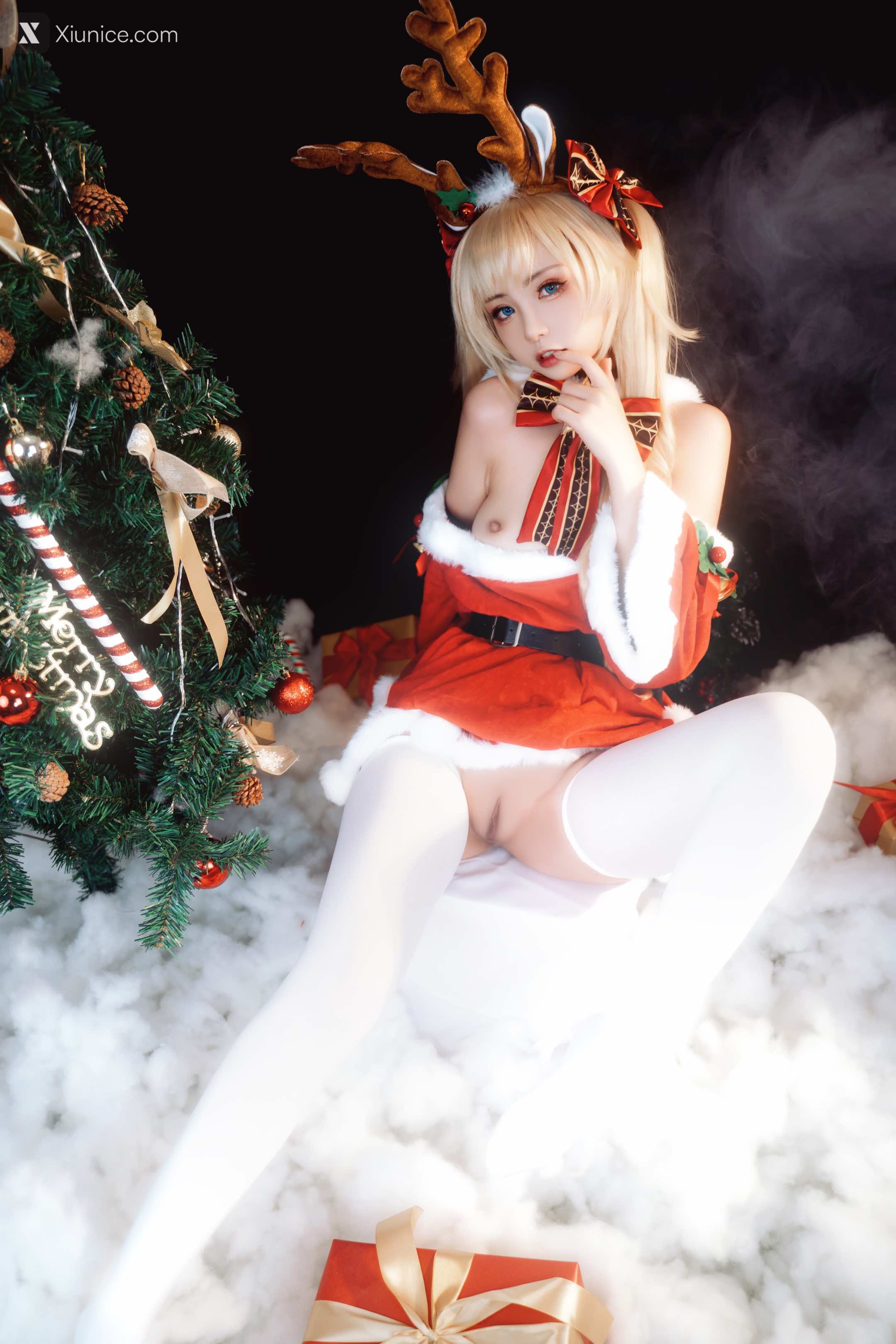 Coser@爆机少女喵小吉 (Nekokoyoshi) & 金鱼kinngyo – 圣诞特辑 第58张