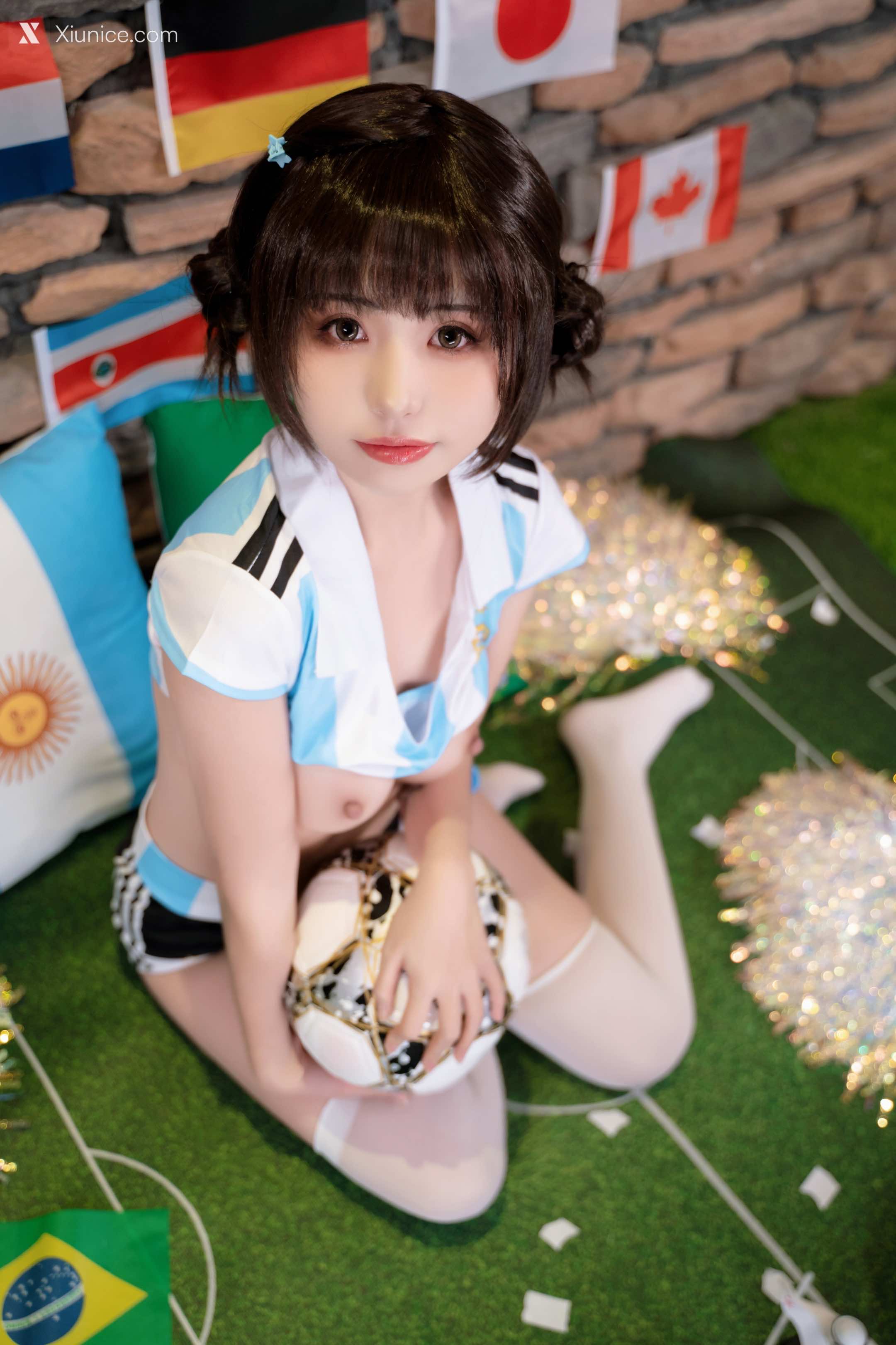 Coser@爆机少女喵小吉 (Nekokoyoshi) & 金鱼kinngyo – 足球宝贝 第33张