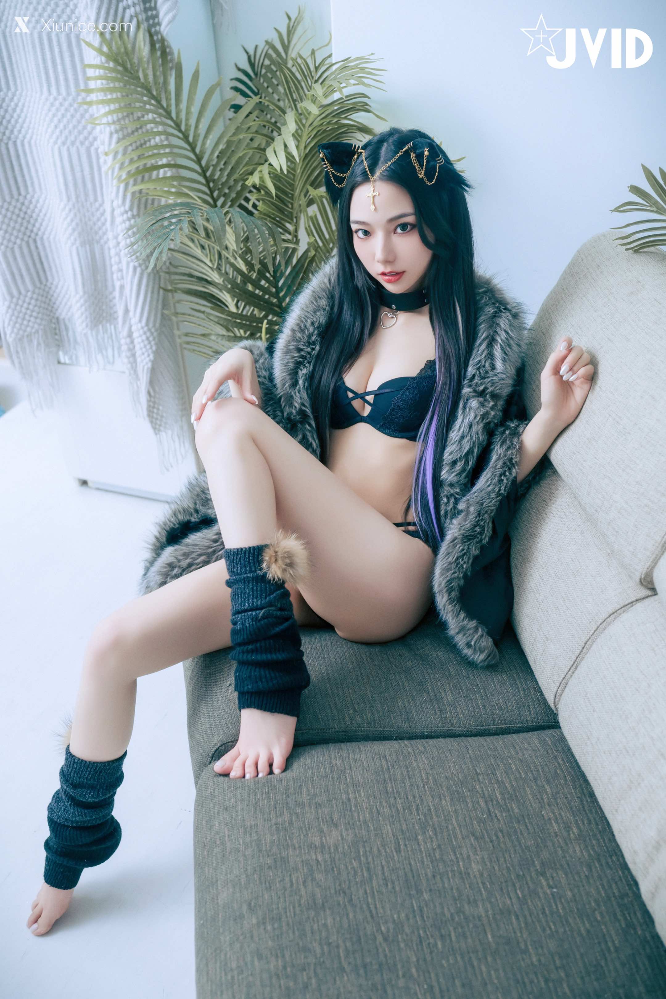 JVID – 啾啾 – 牛奶成功收編冶豔的黑貓娘 第107张