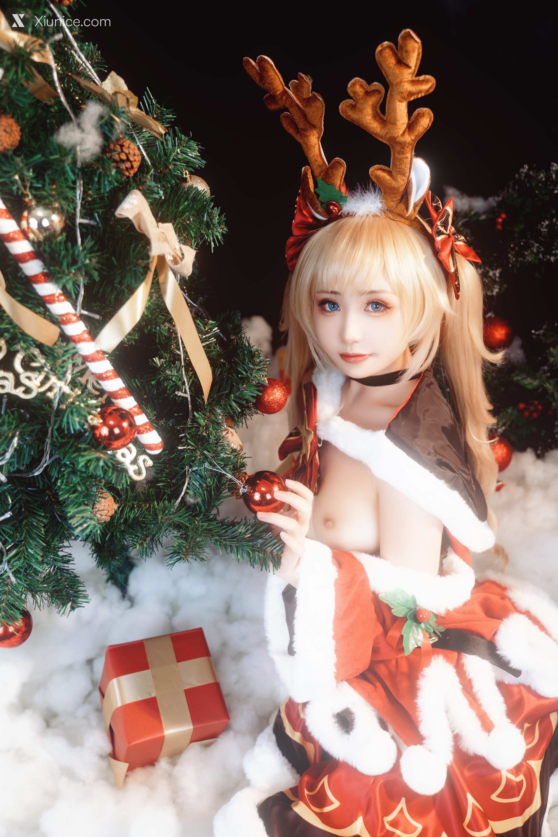 Coser@爆机少女喵小吉 (Nekokoyoshi) & 金鱼kinngyo – 圣诞特辑 第36张