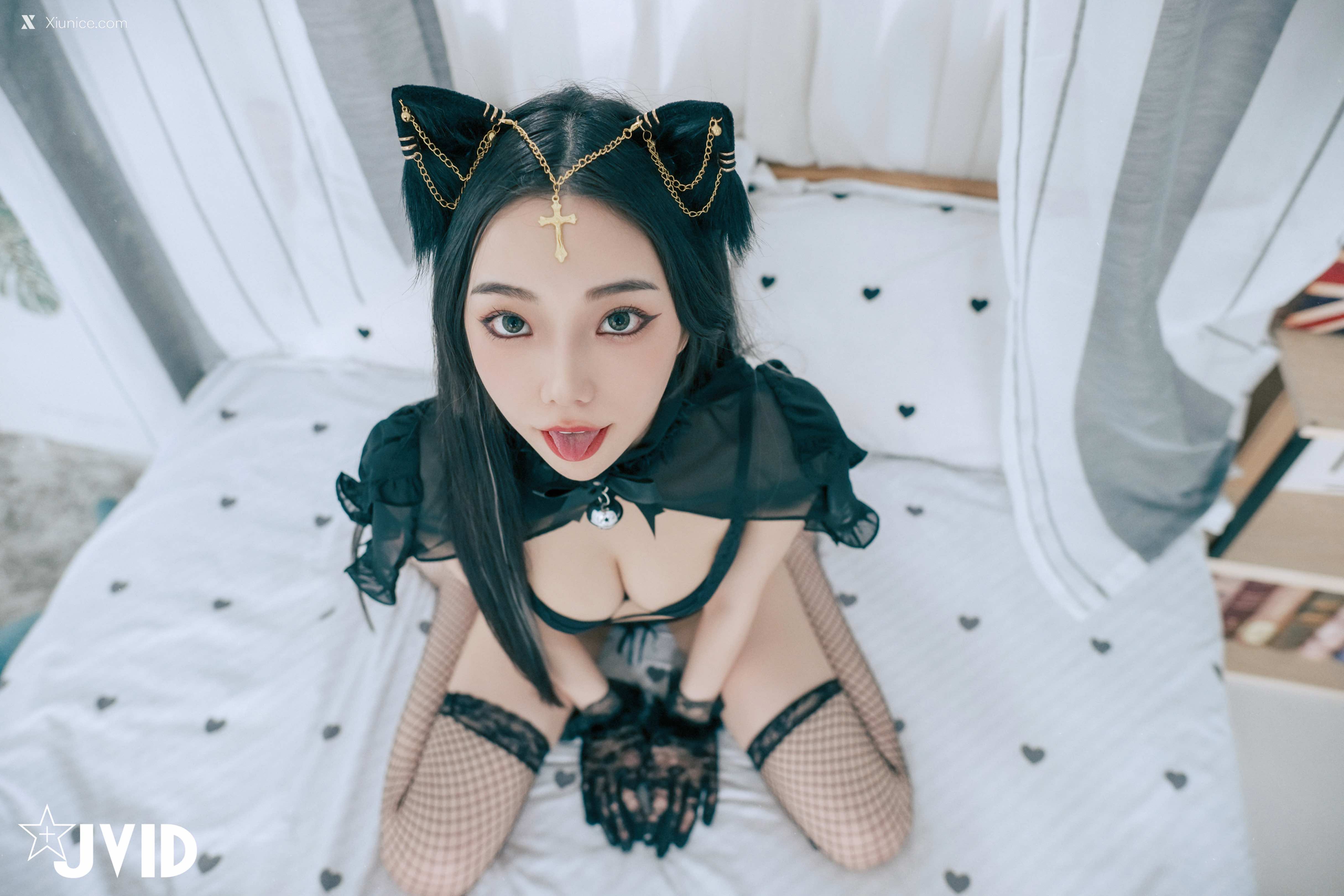JVID – 啾啾 – 牛奶成功收編冶豔的黑貓娘 第176张