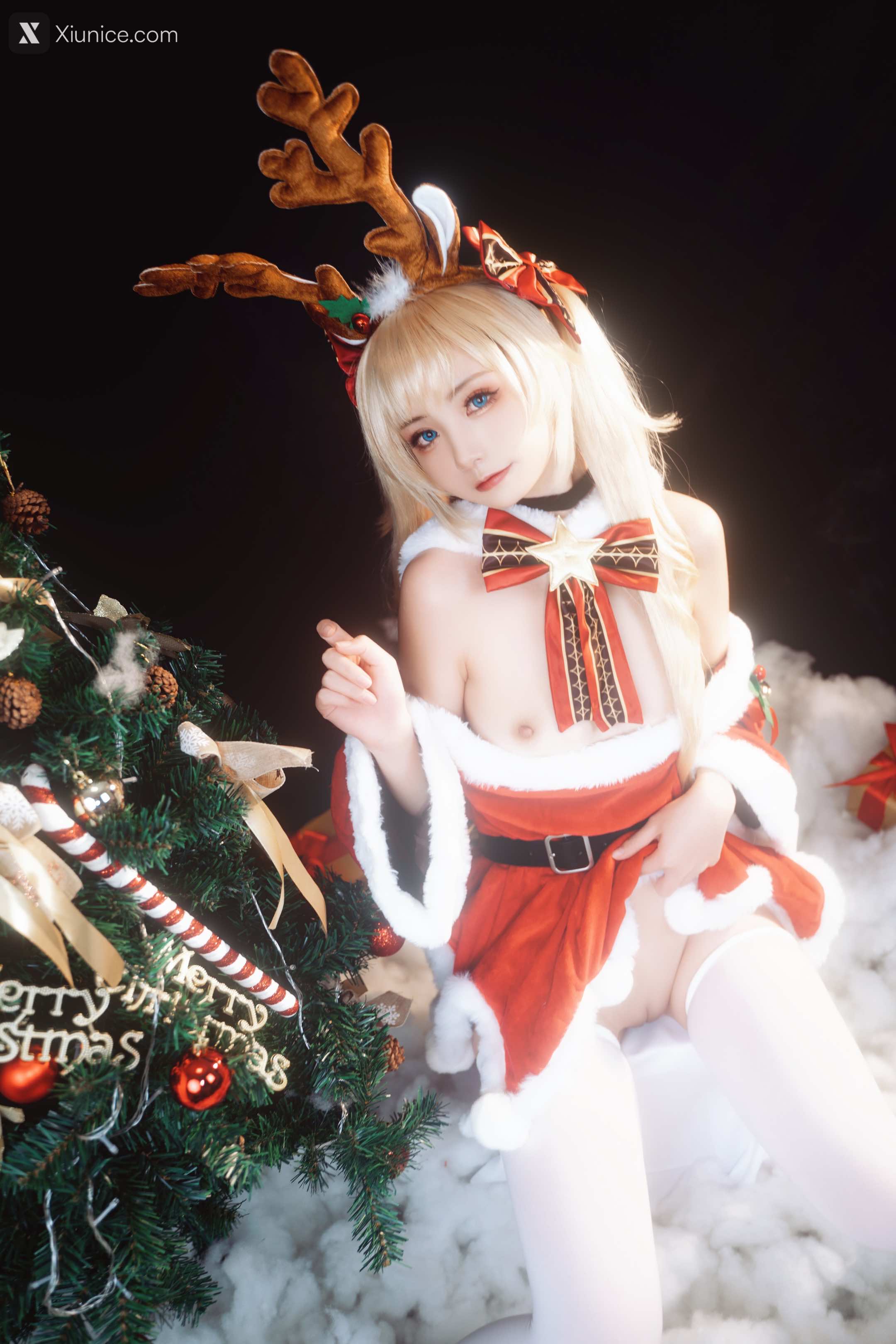 Coser@爆机少女喵小吉 (Nekokoyoshi) & 金鱼kinngyo – 圣诞特辑 第57张