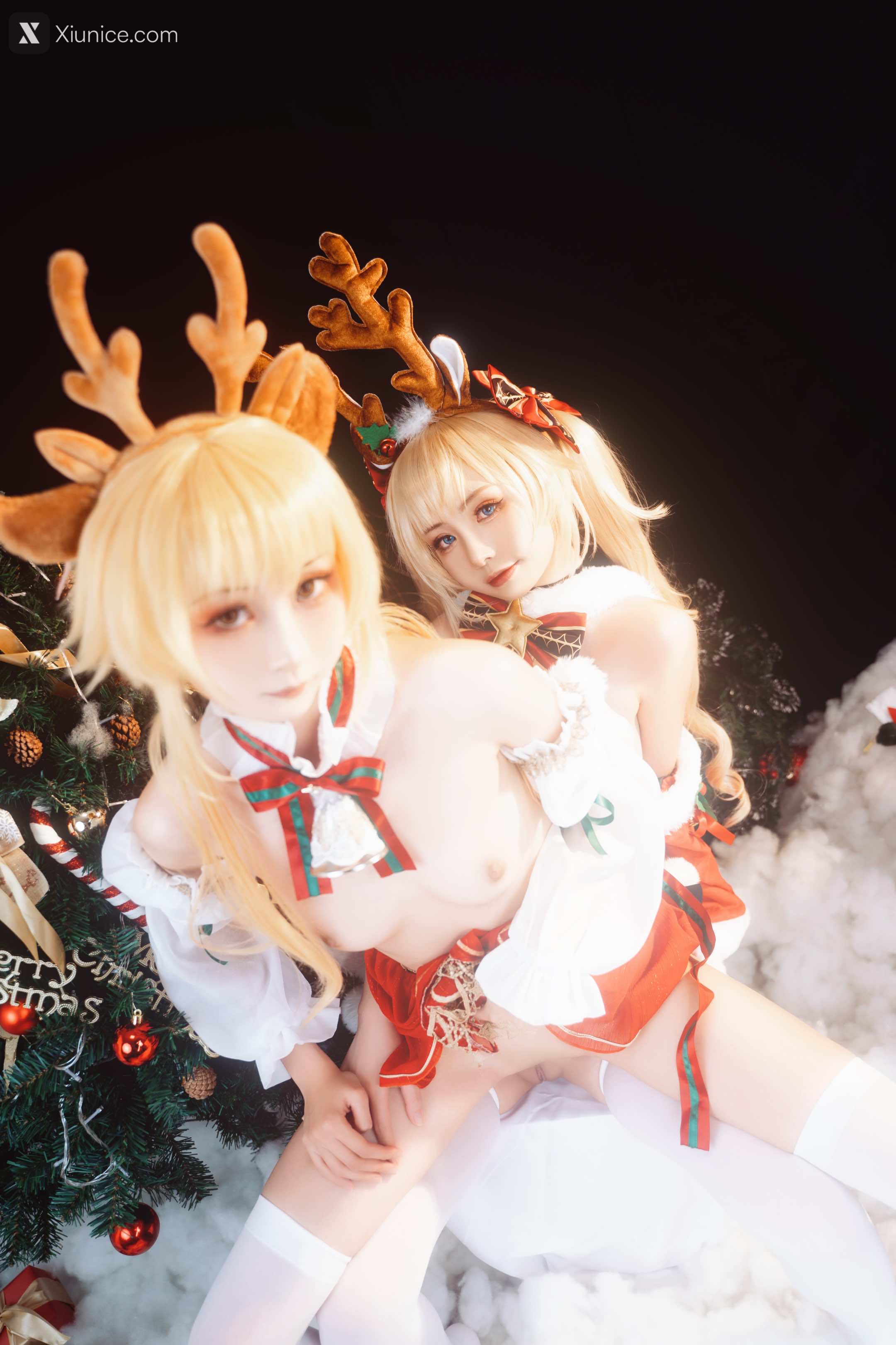Coser@爆机少女喵小吉 (Nekokoyoshi) & 金鱼kinngyo – 圣诞特辑 第83张