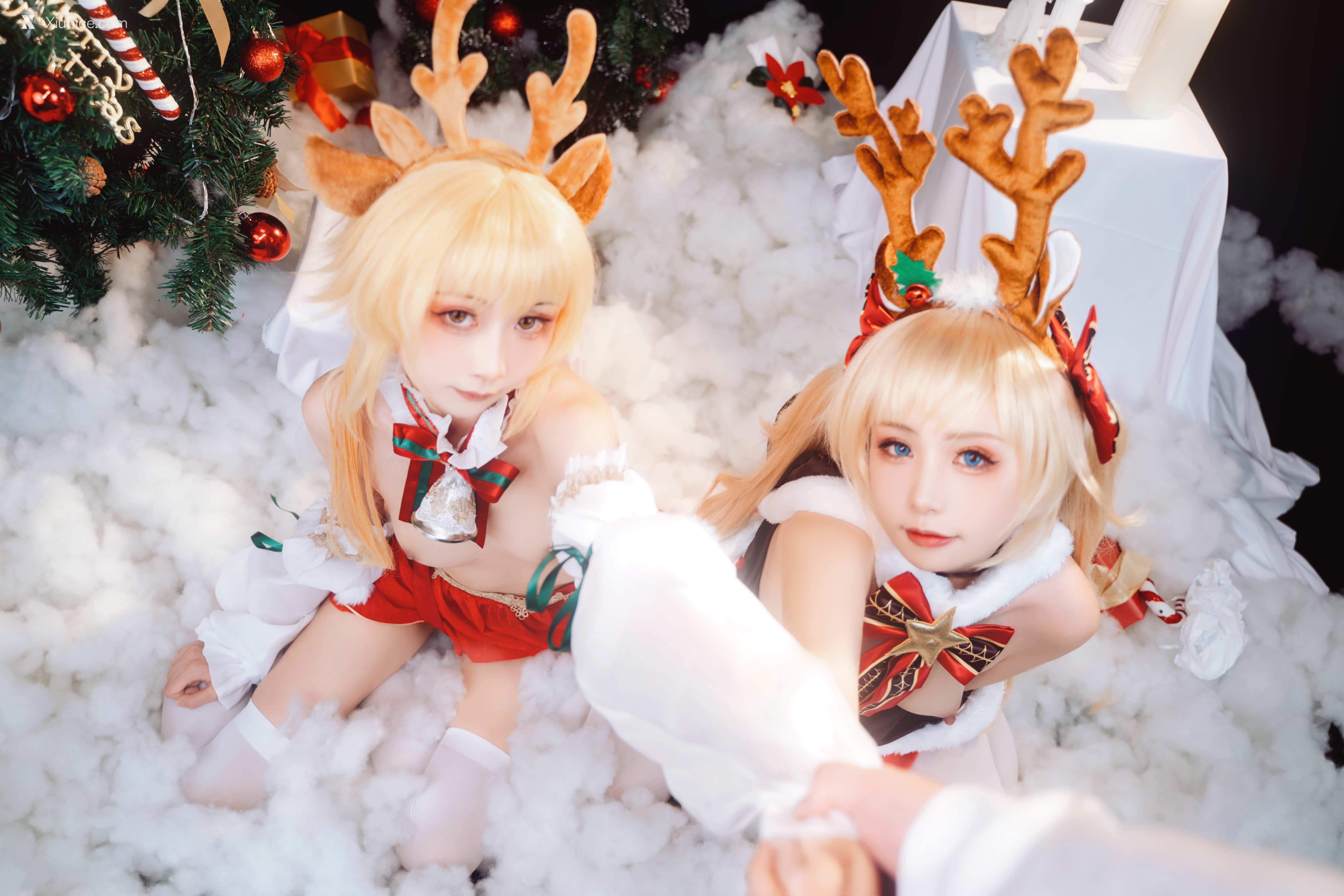 Coser@爆机少女喵小吉 (Nekokoyoshi) & 金鱼kinngyo – 圣诞特辑 第81张