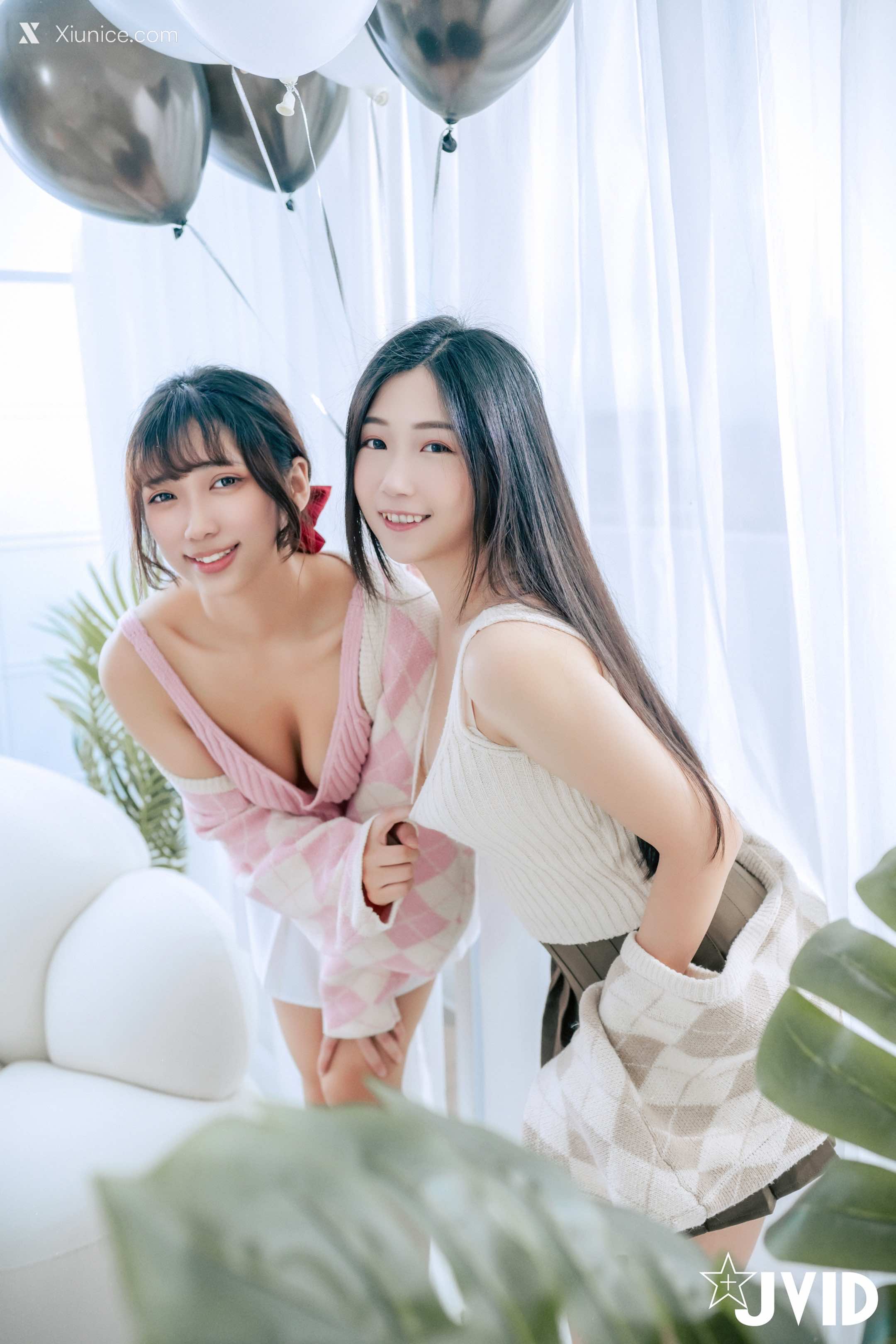 JVID – 井野奈 & 肉包 X 色慾融合の閨蜜慶生派對 第49张