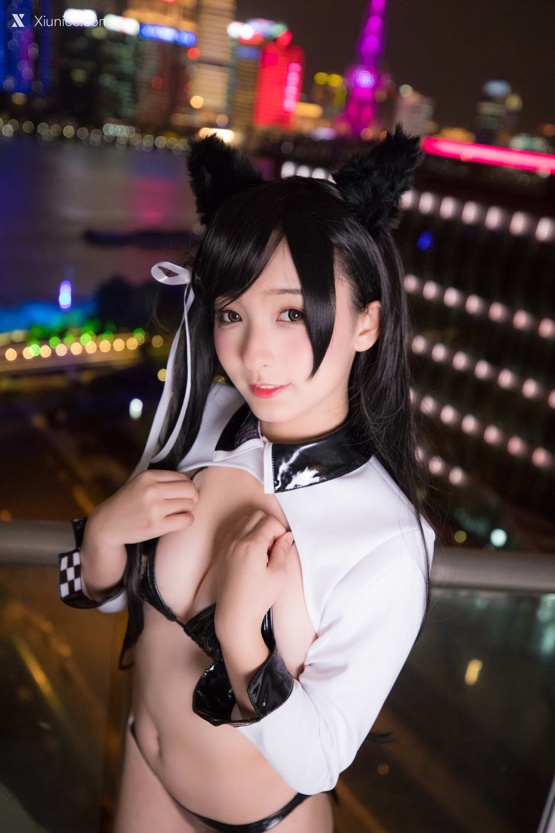 Coser@神楽坂真冬 Vol.001 ATAGO-LATEX VER (胶袜) 第45张