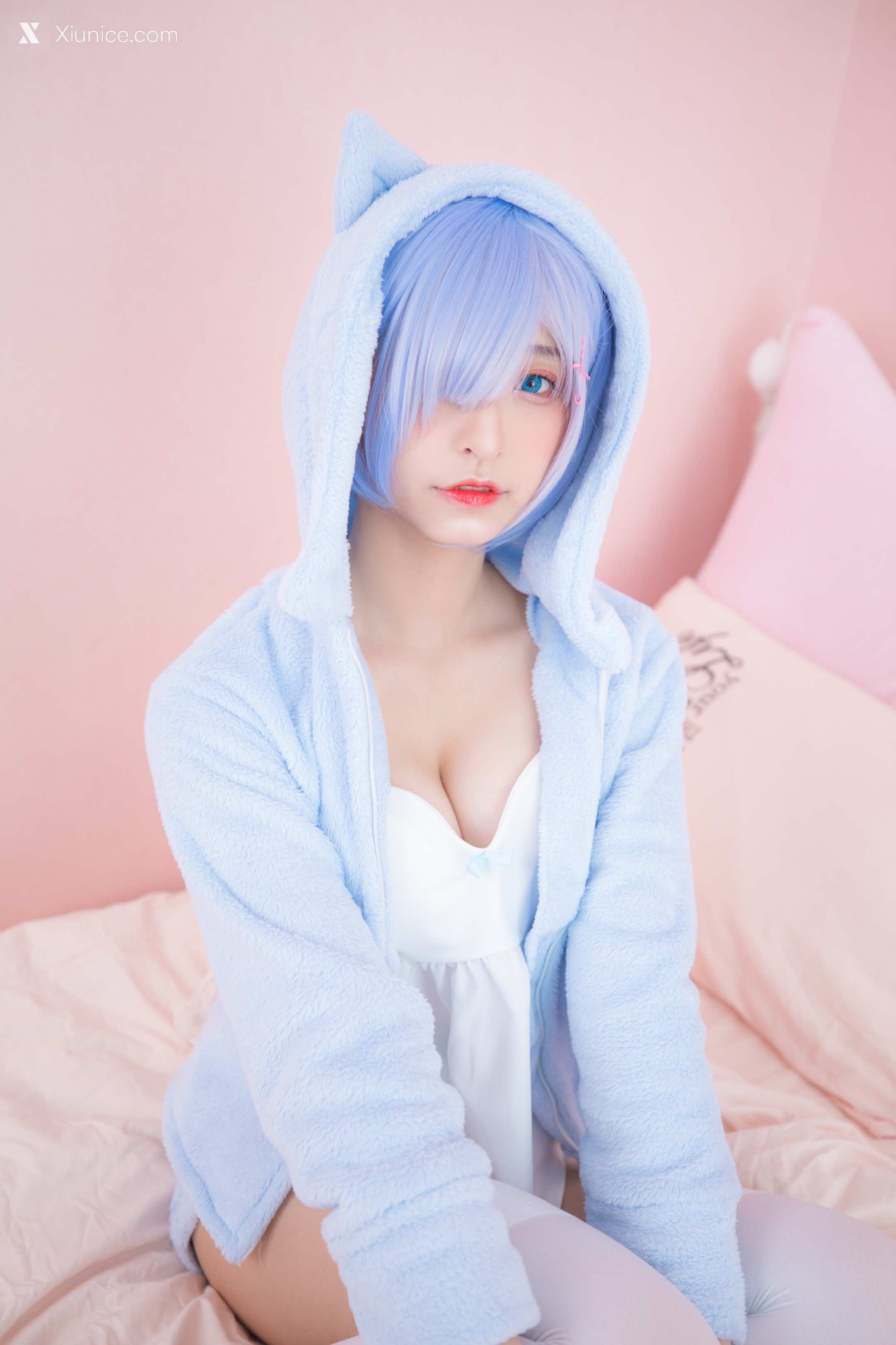 Coser@神楽坂真冬 Vol.005 蕾姆 Milk by blue 第19张