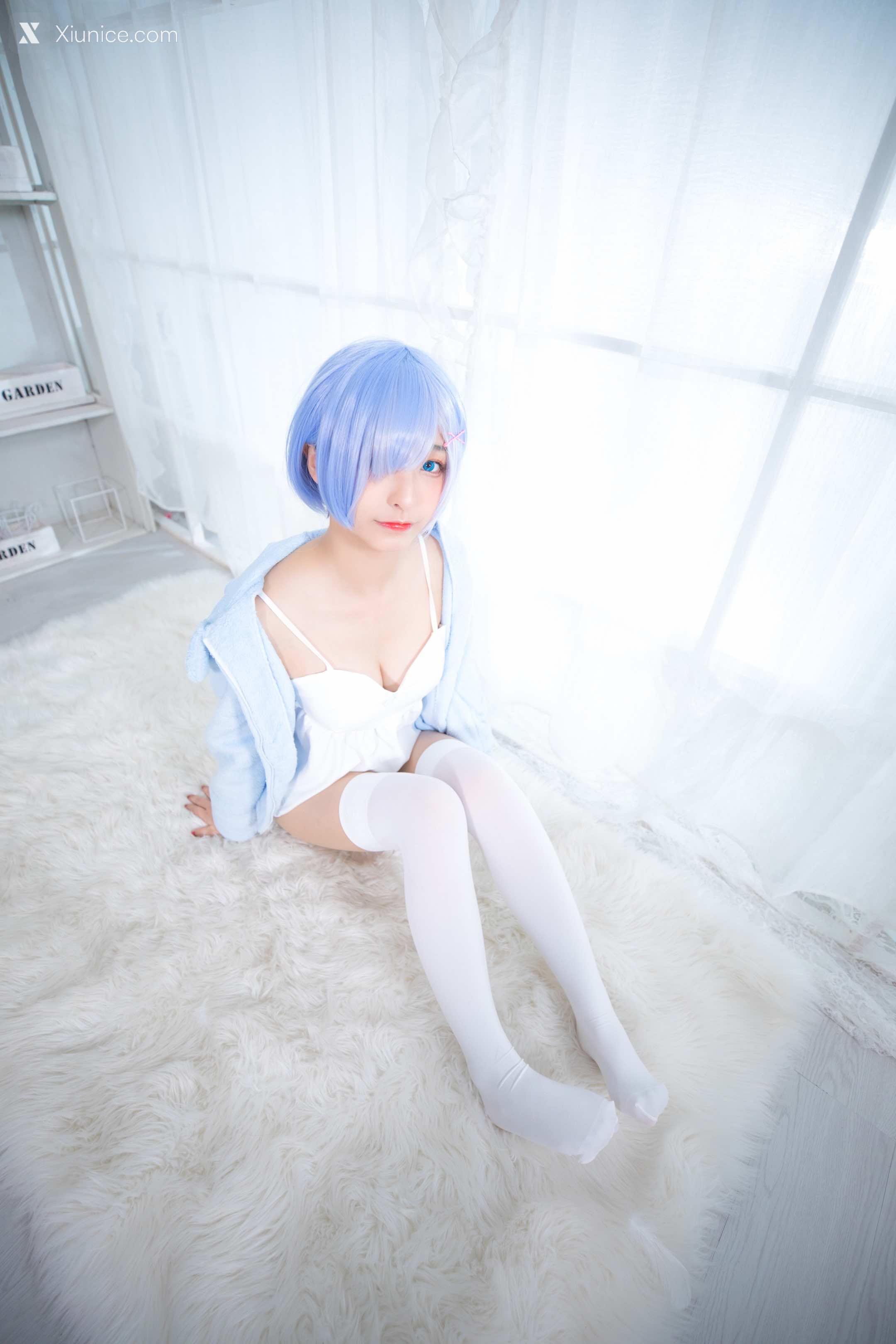 Coser@神楽坂真冬 Vol.005 蕾姆 Milk by blue 第130张